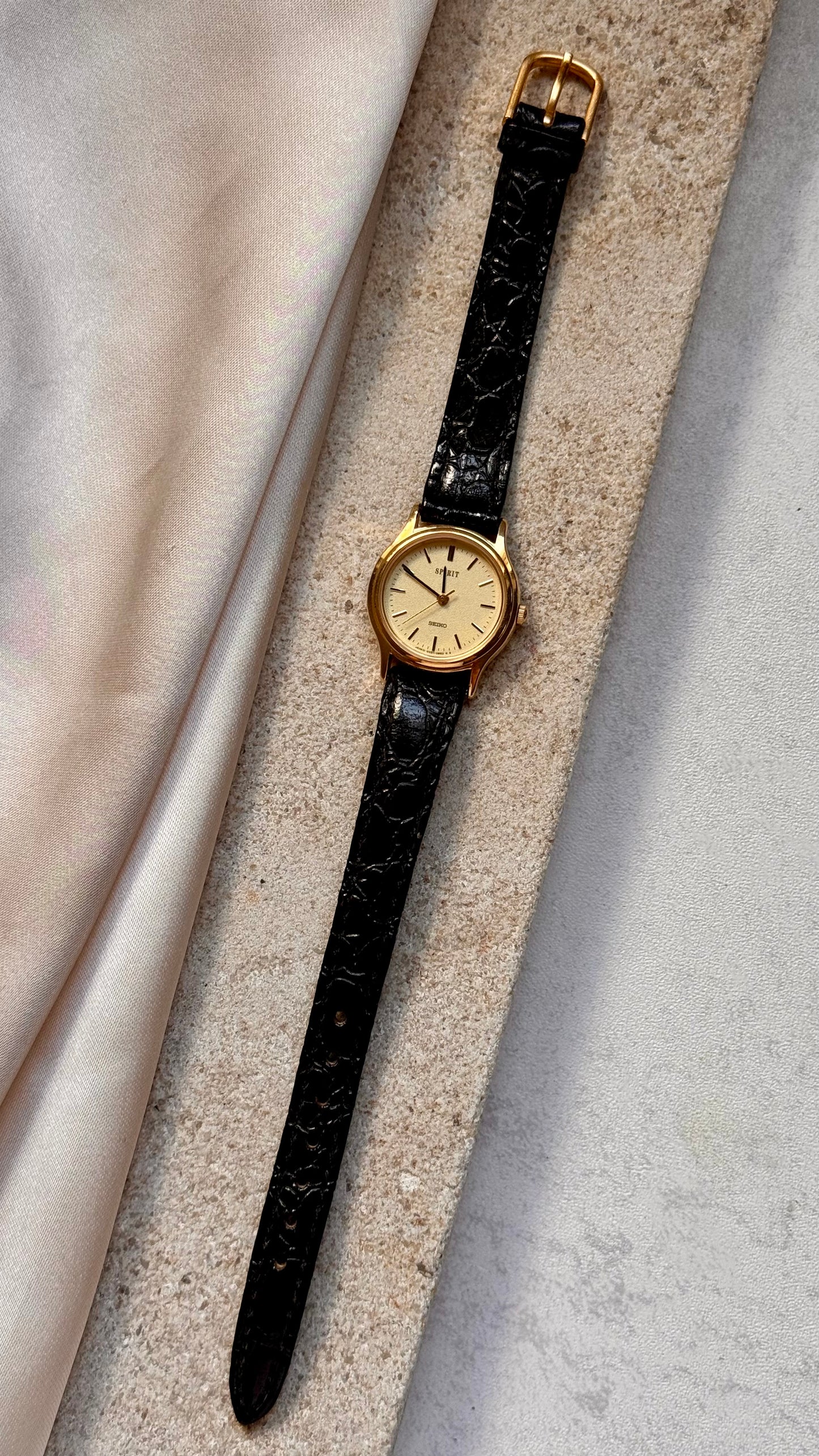 Seiko vintage watch - gold plated
