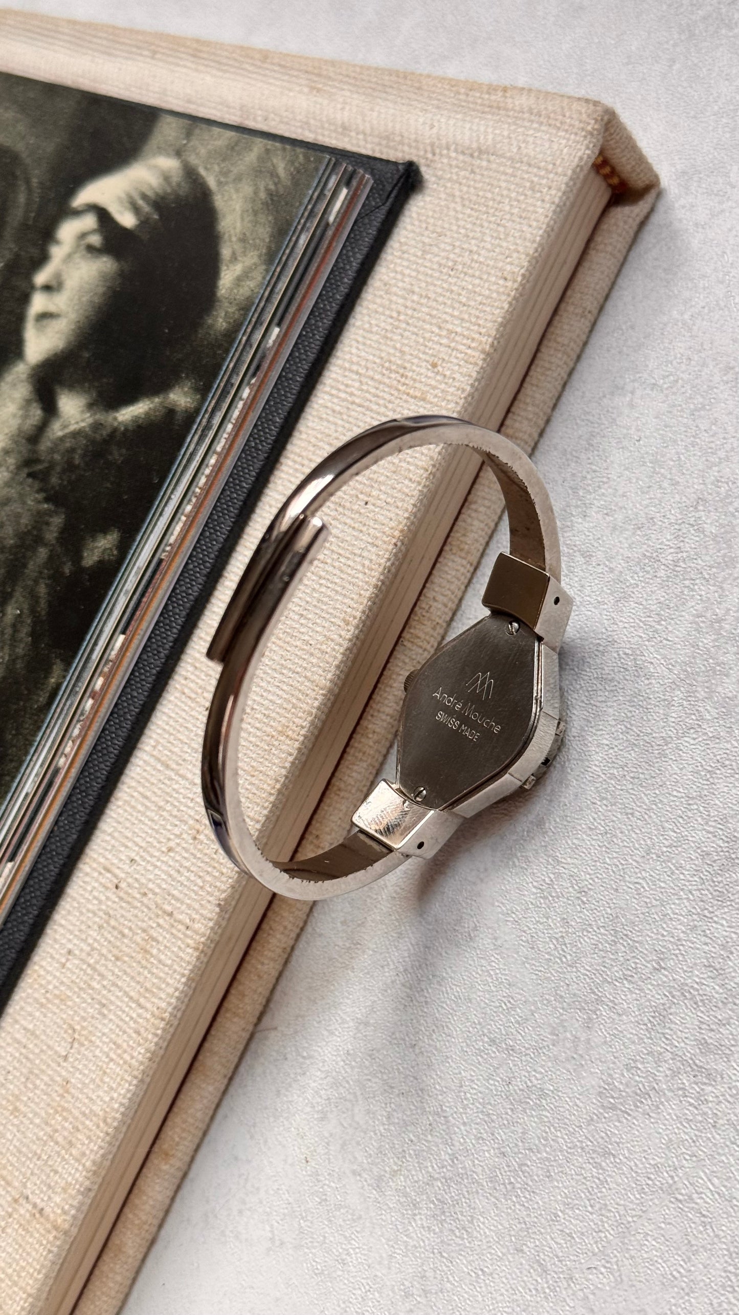André Mouche Peekaboo vintage watch - with original box and paper