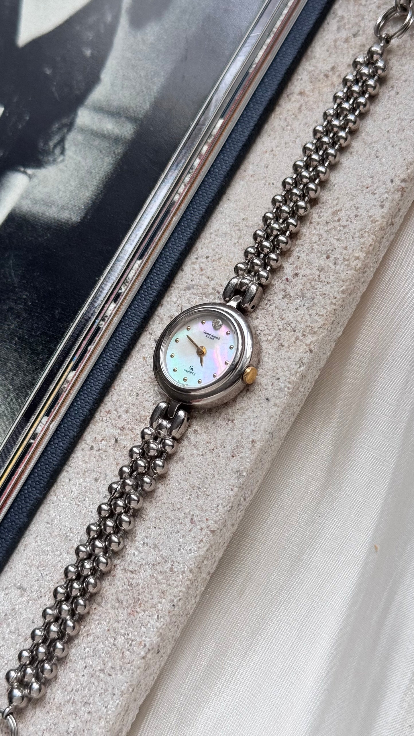 Gianni Accardi vintage watch - mother of pearl dial