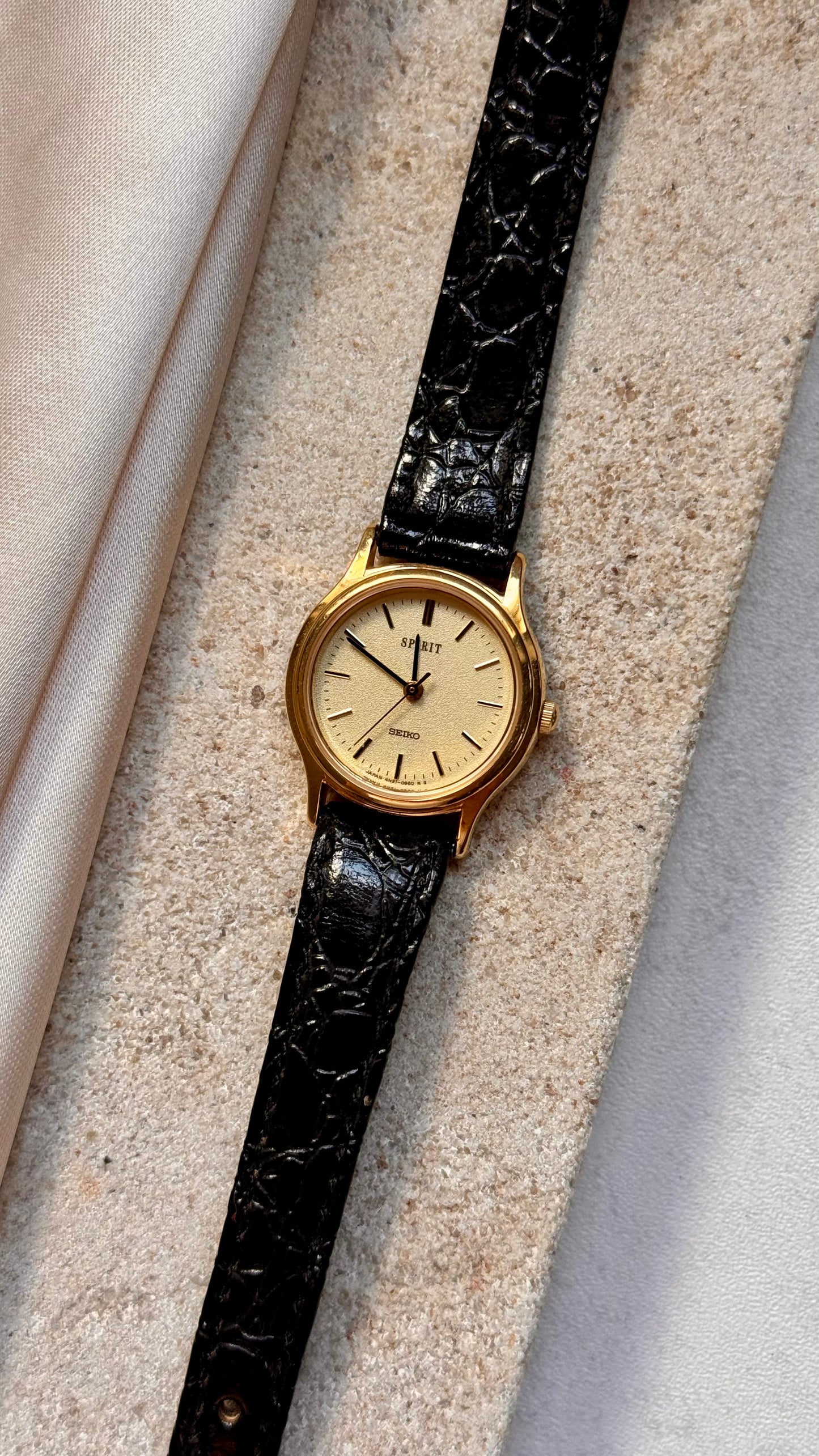 Seiko vintage watch - gold plated