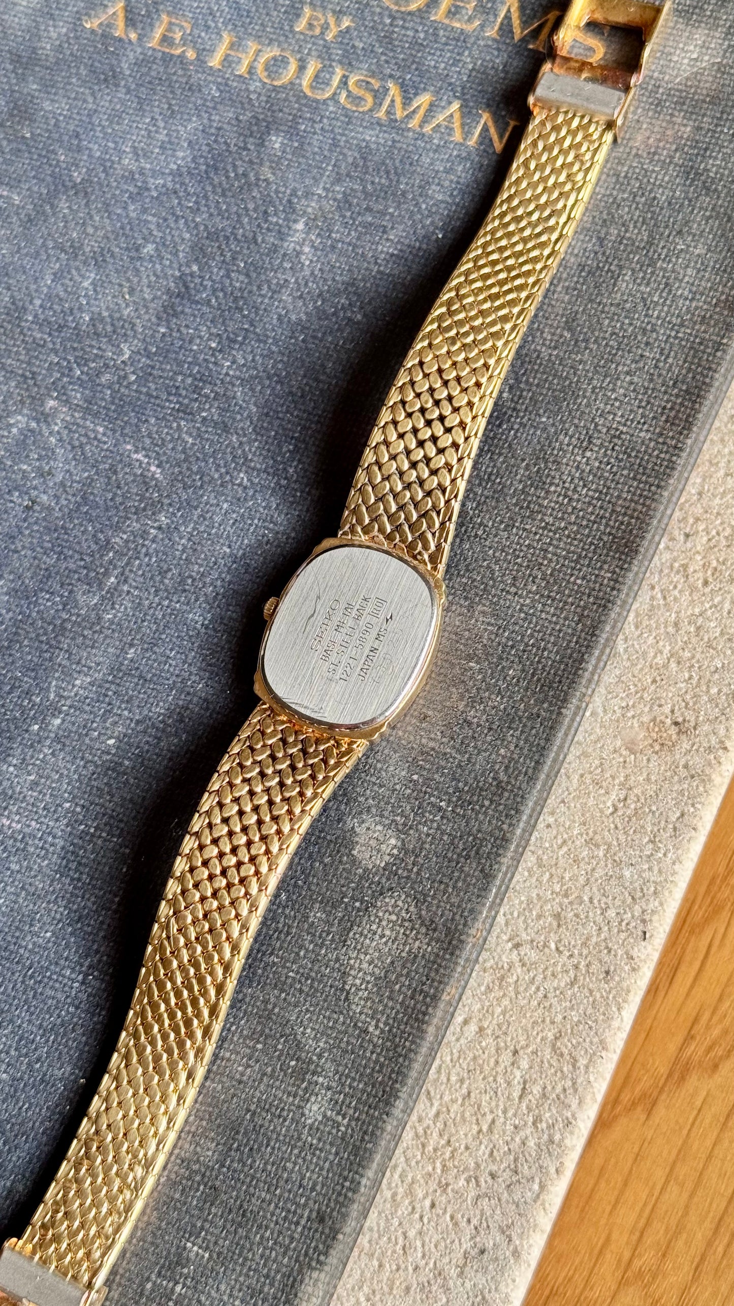 Vintage Seiko Watch - 18k Gold Plated