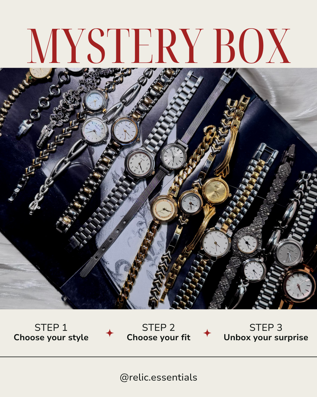 Mystery Watch Box – Vintage Curated by Style & Fit