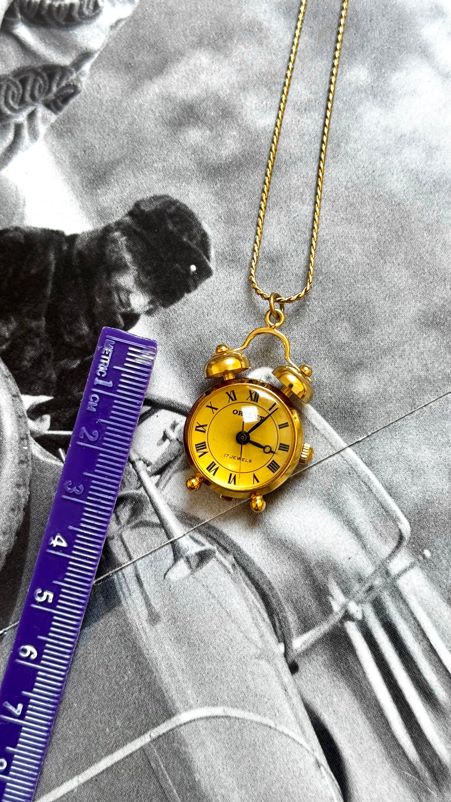 ORIENT Pendant Watch 1970s - Gold Plated - Pocket Watch