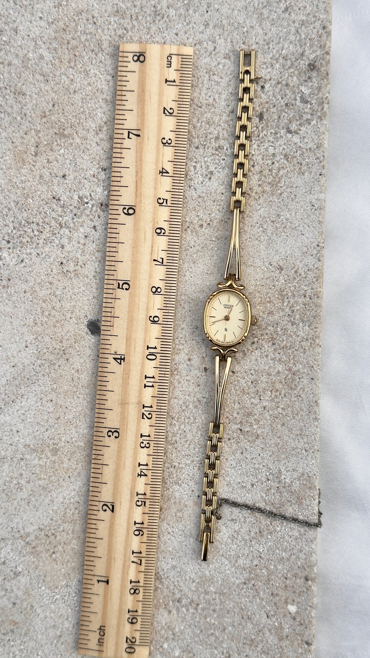 1990 Citizen CQ Vintage Watch - Gold Plated