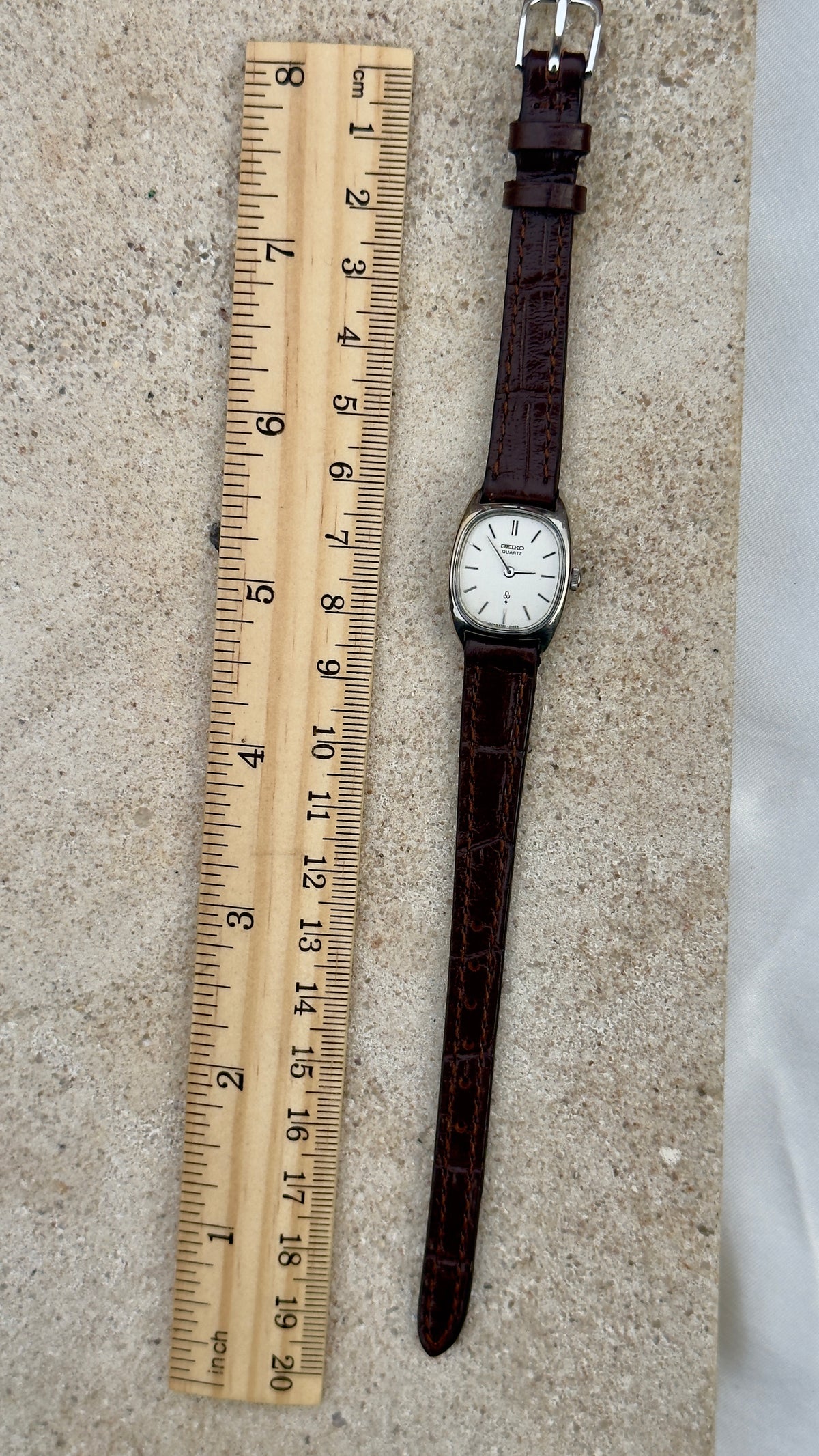 Seiko Chariot Vintage Women's Watch 1977 - Bespoke Leather
