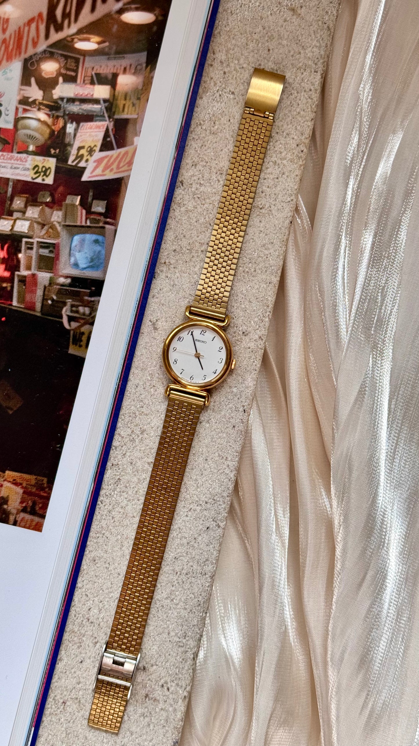 Seiko vintage watch - gold plated