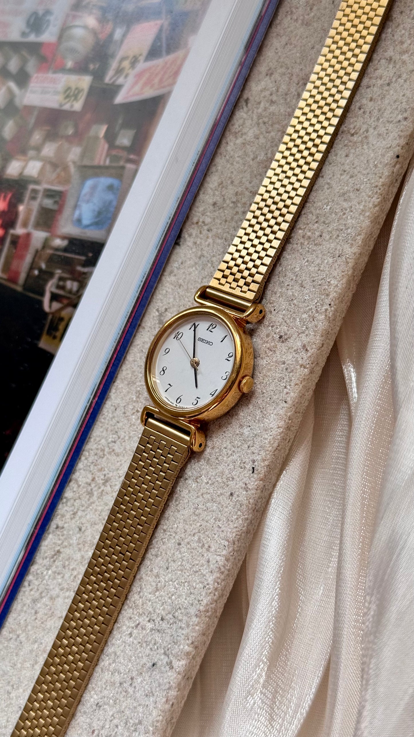 Seiko vintage watch - gold plated