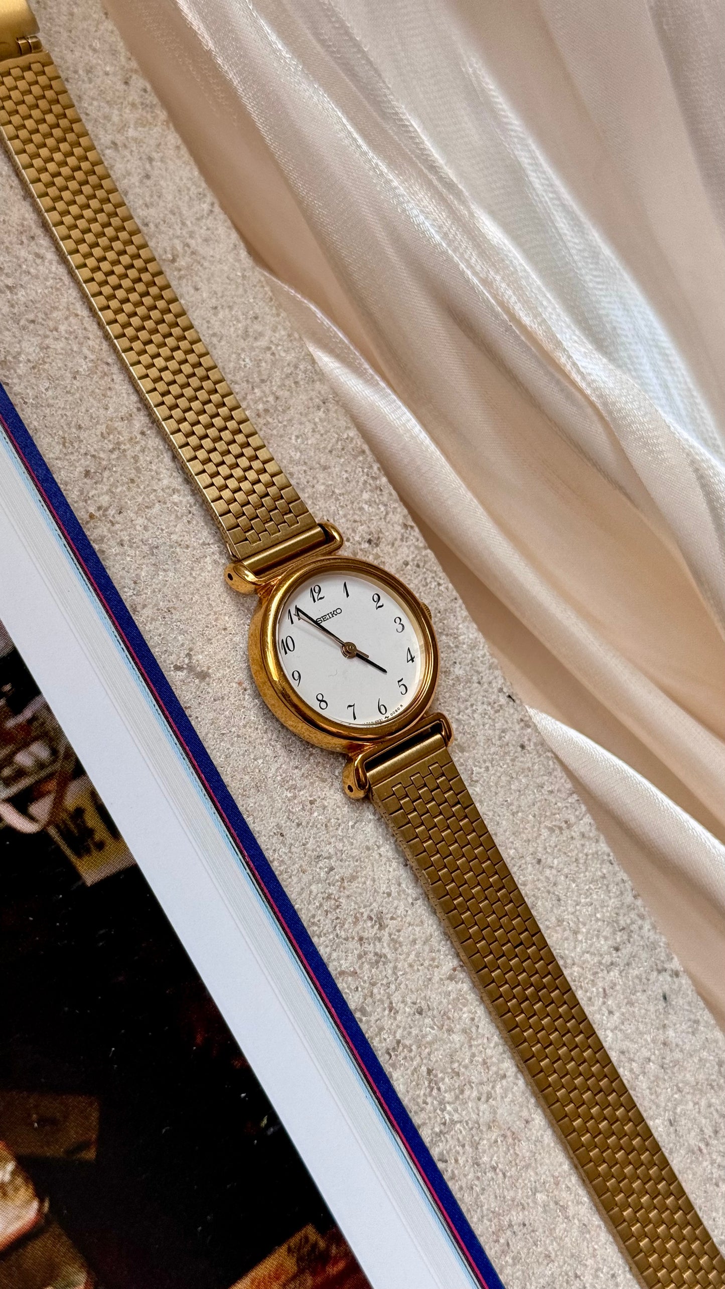 Seiko vintage watch - gold plated