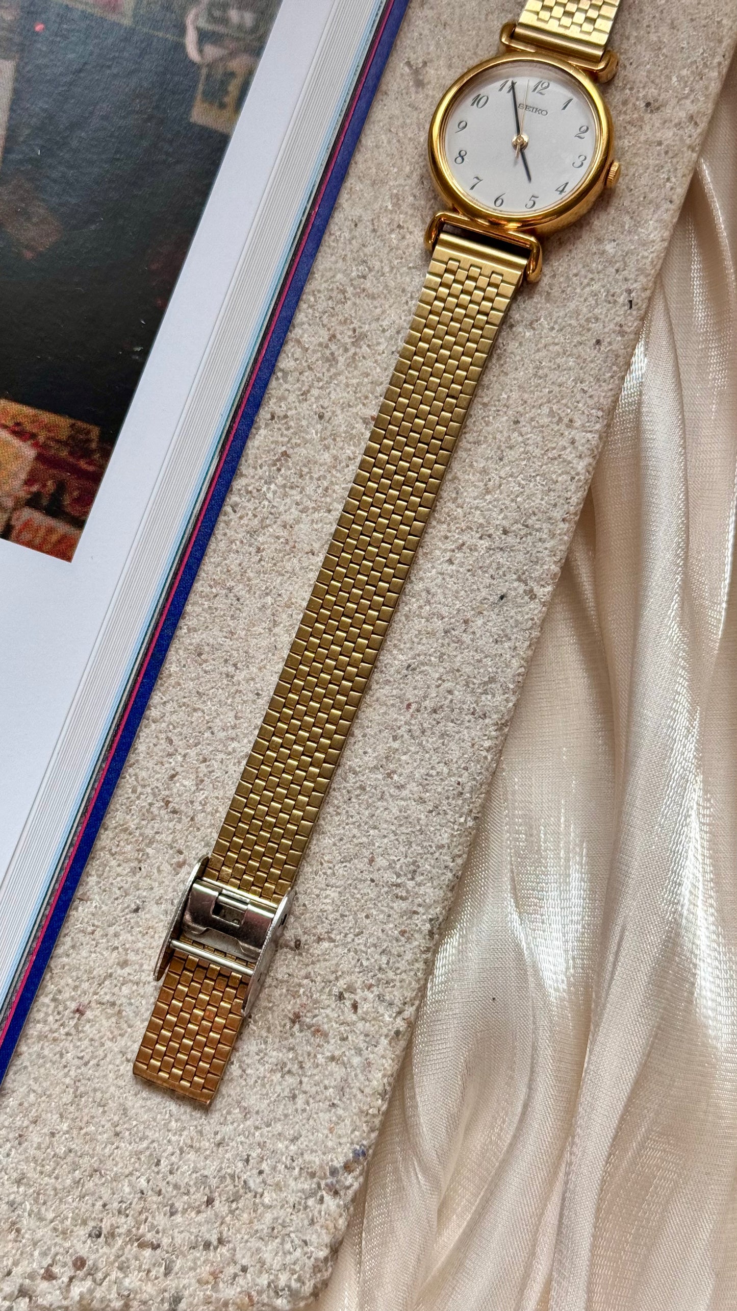 Seiko vintage watch - gold plated
