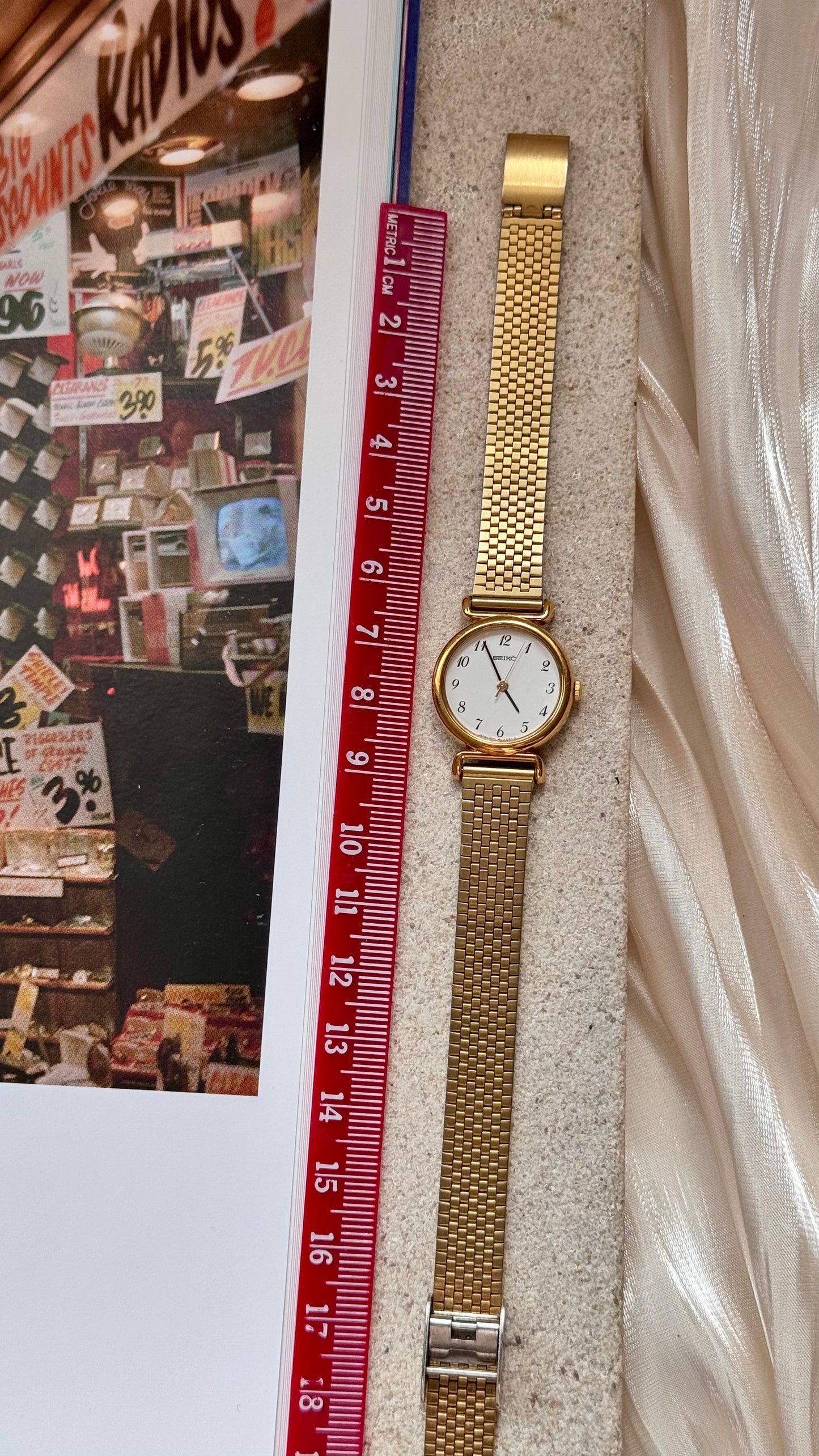 Seiko vintage watch - gold plated