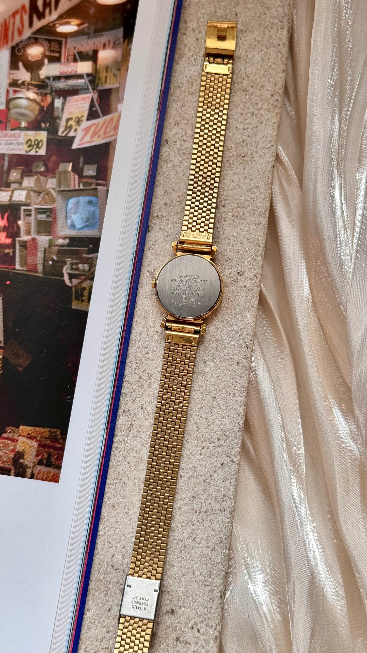 Seiko vintage watch - gold plated