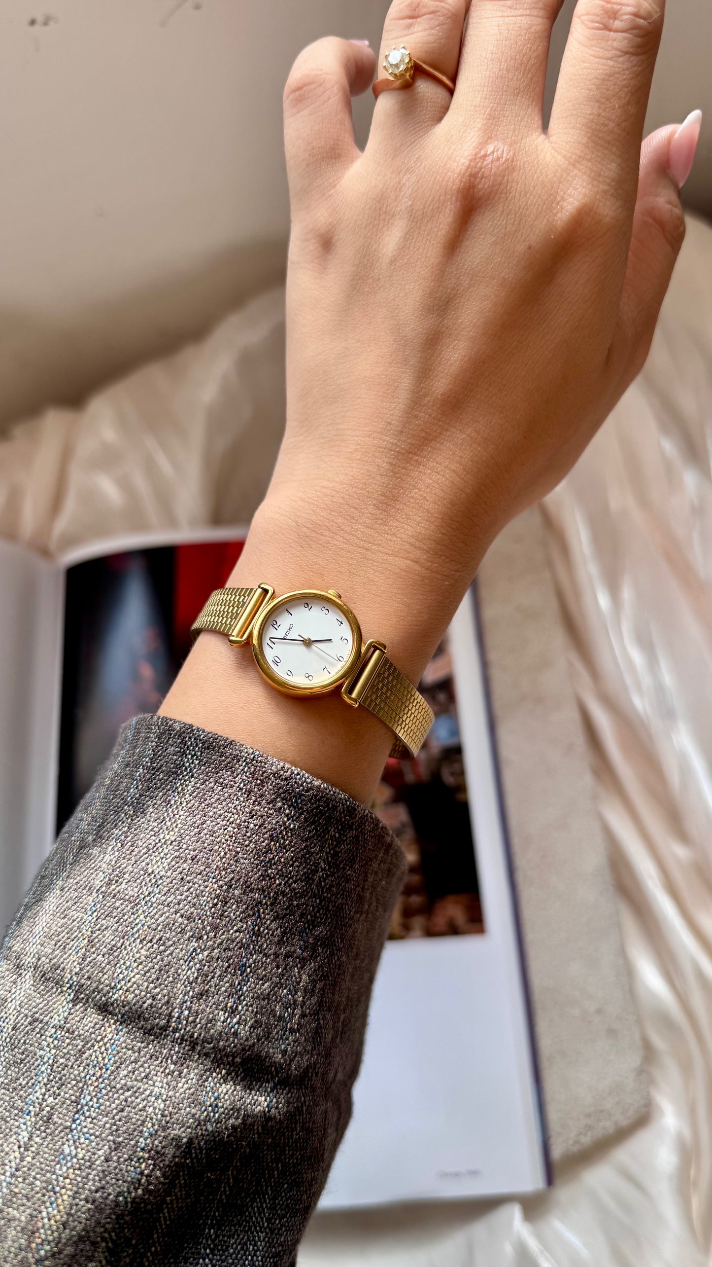 Seiko vintage watch - gold plated