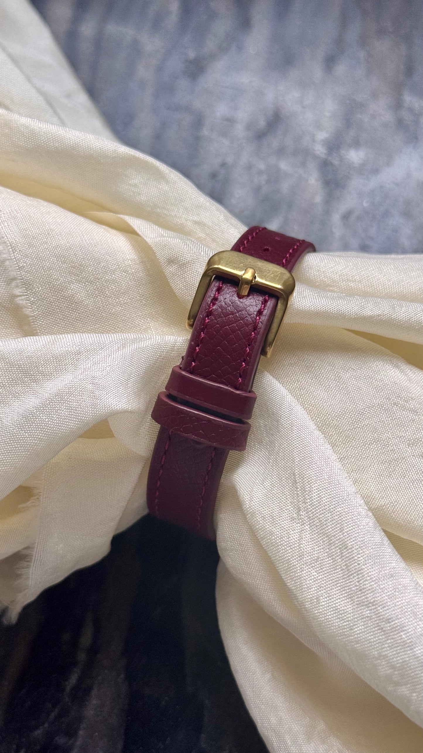 Nina Ricci x Seiko 1982 Vintage Watch - Bespoke leather