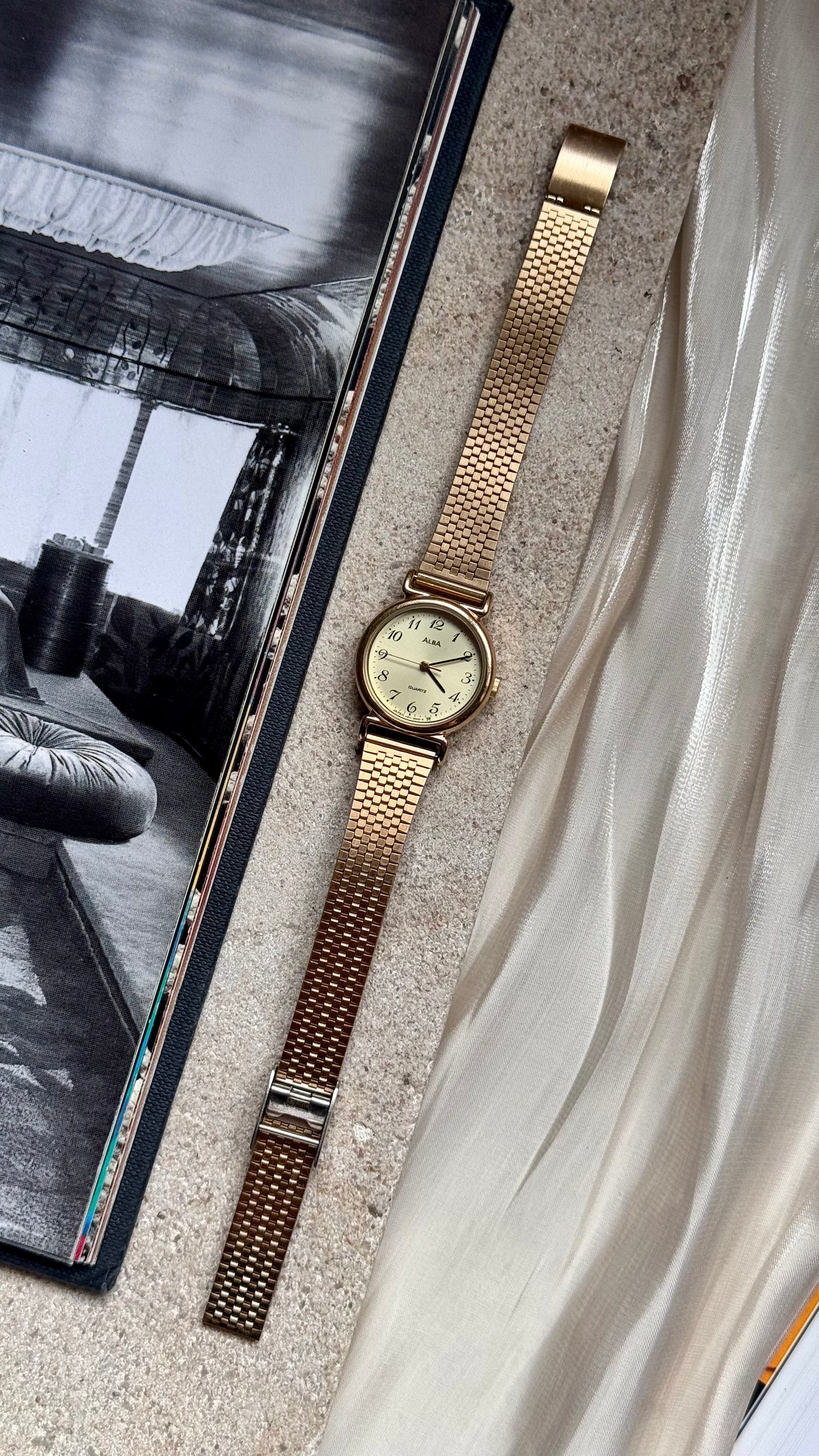 Seiko Alba vintage watch - gold plated 1990