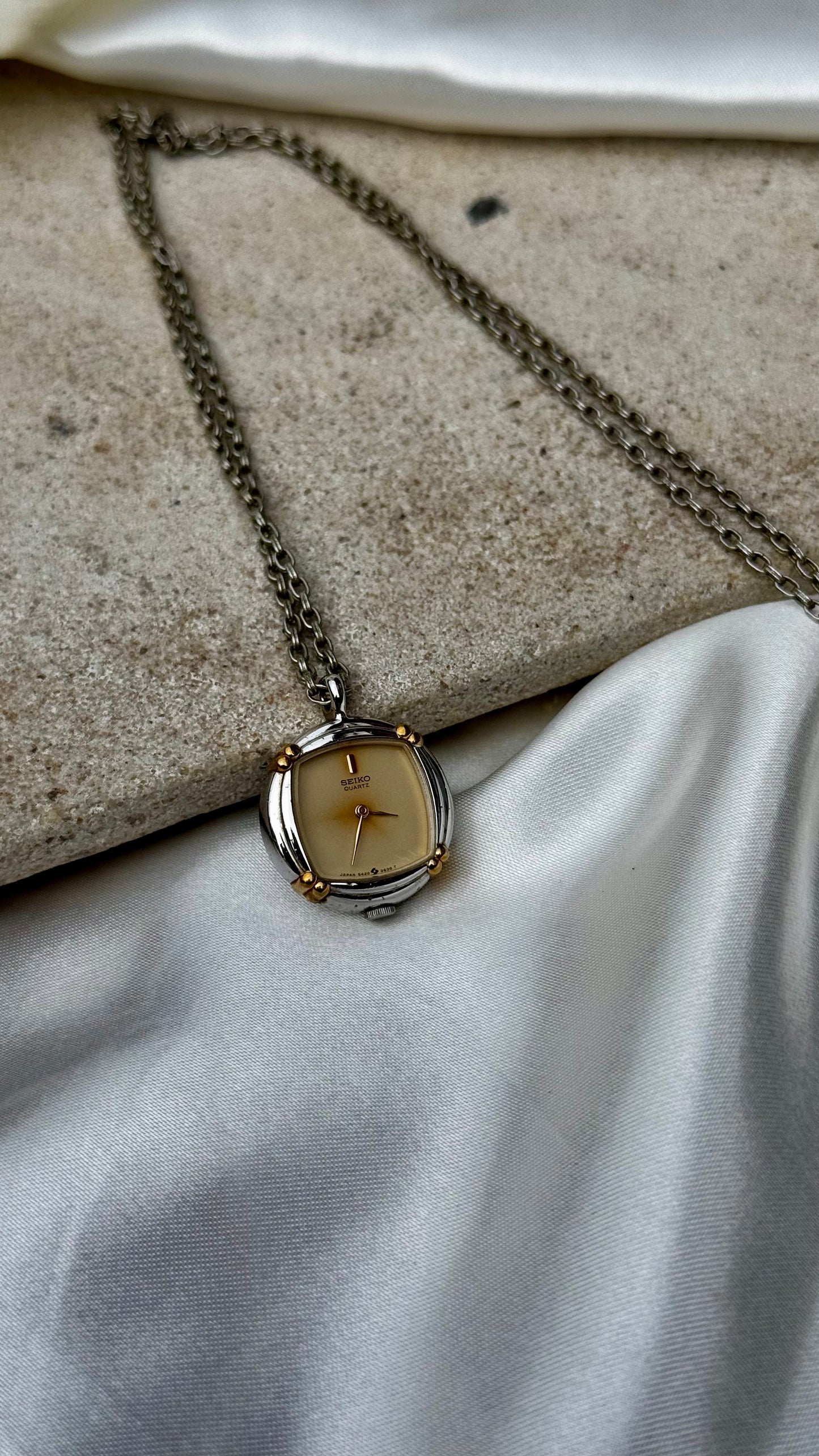 Seiko Pendant Watch 1982 - Gold Plated