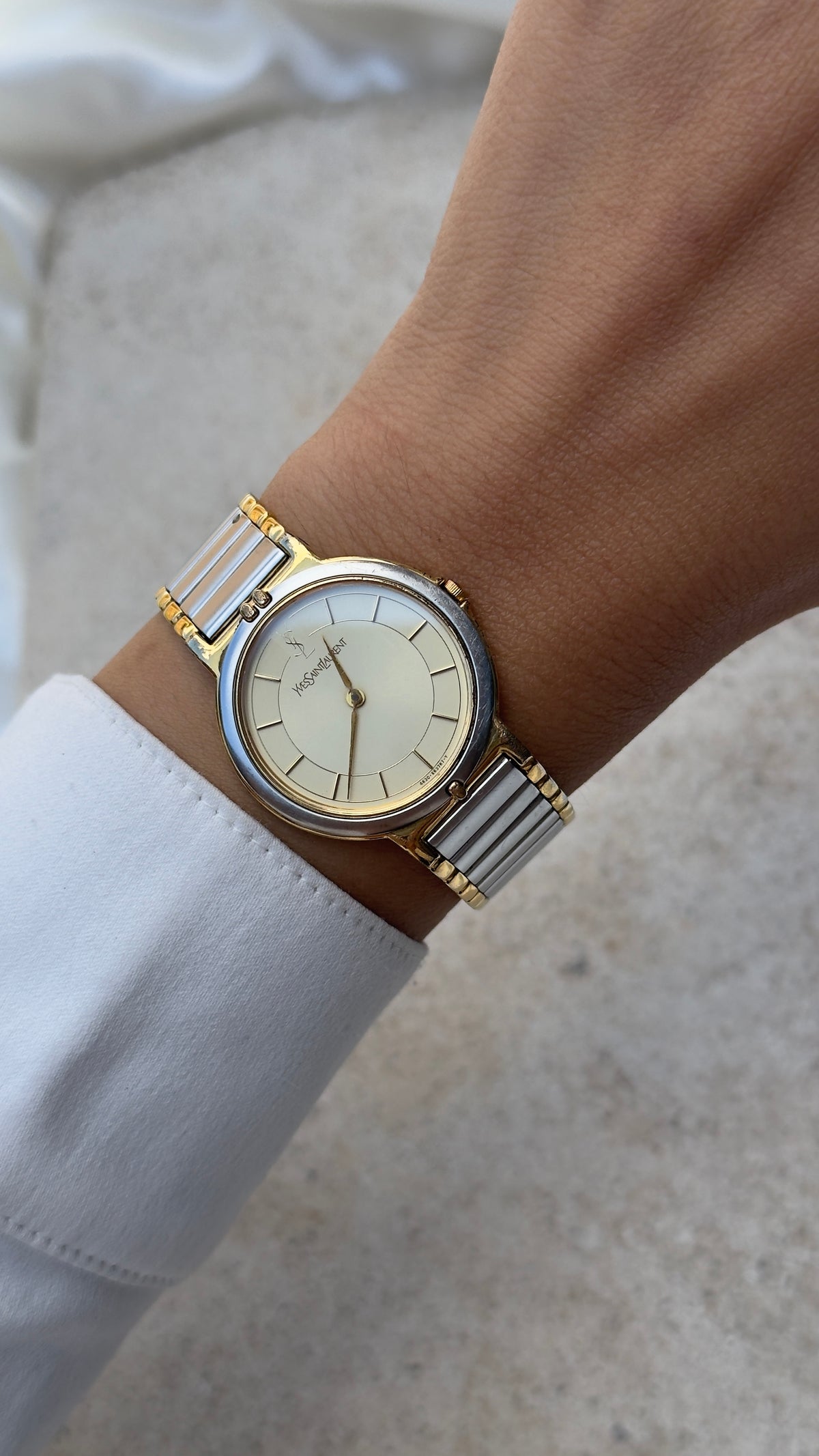 Classic Yves Saint Laurent vintage watch (YSL) 1990s