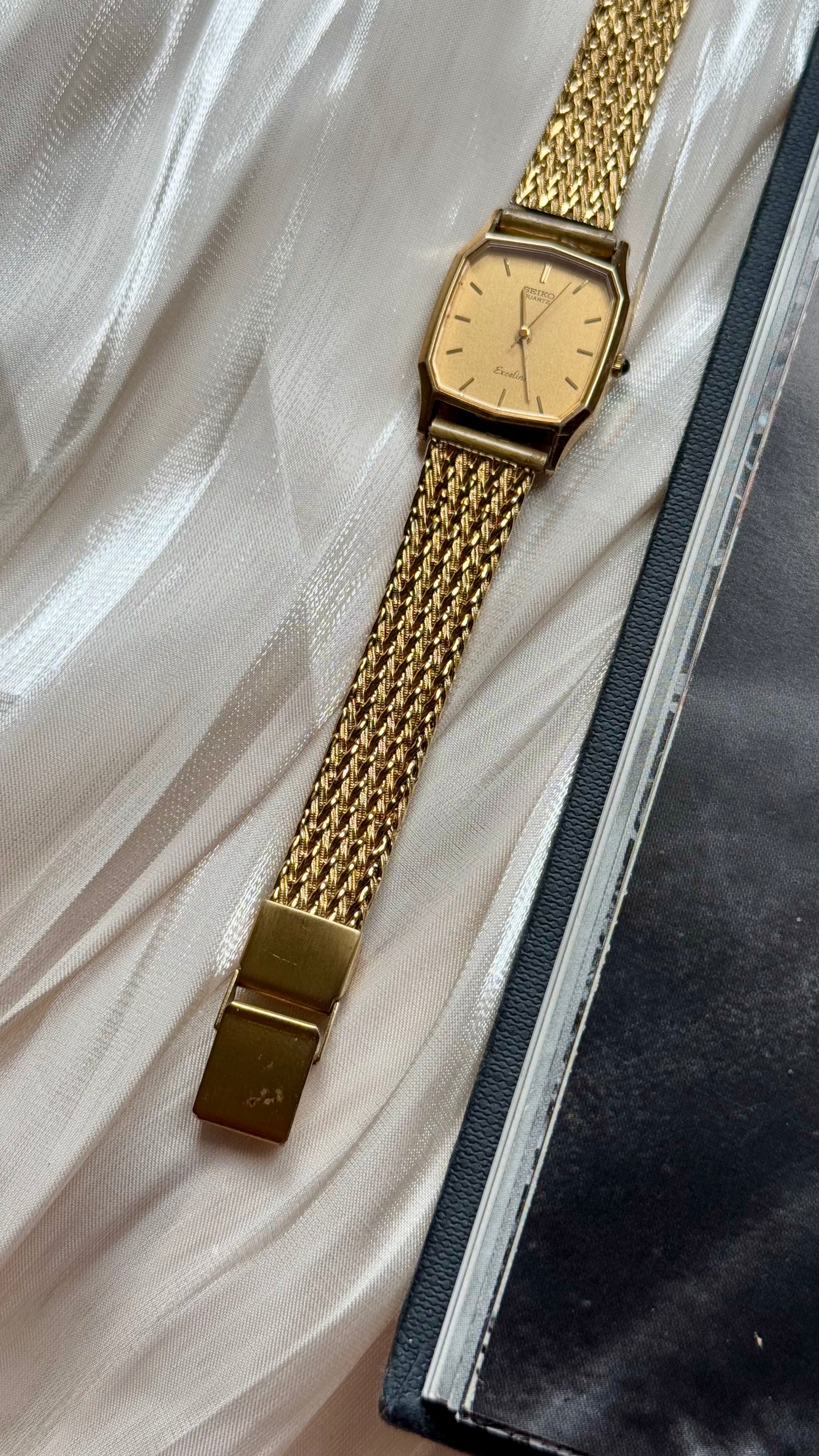 Seiko Exceline vintage watch - 18k gold plated