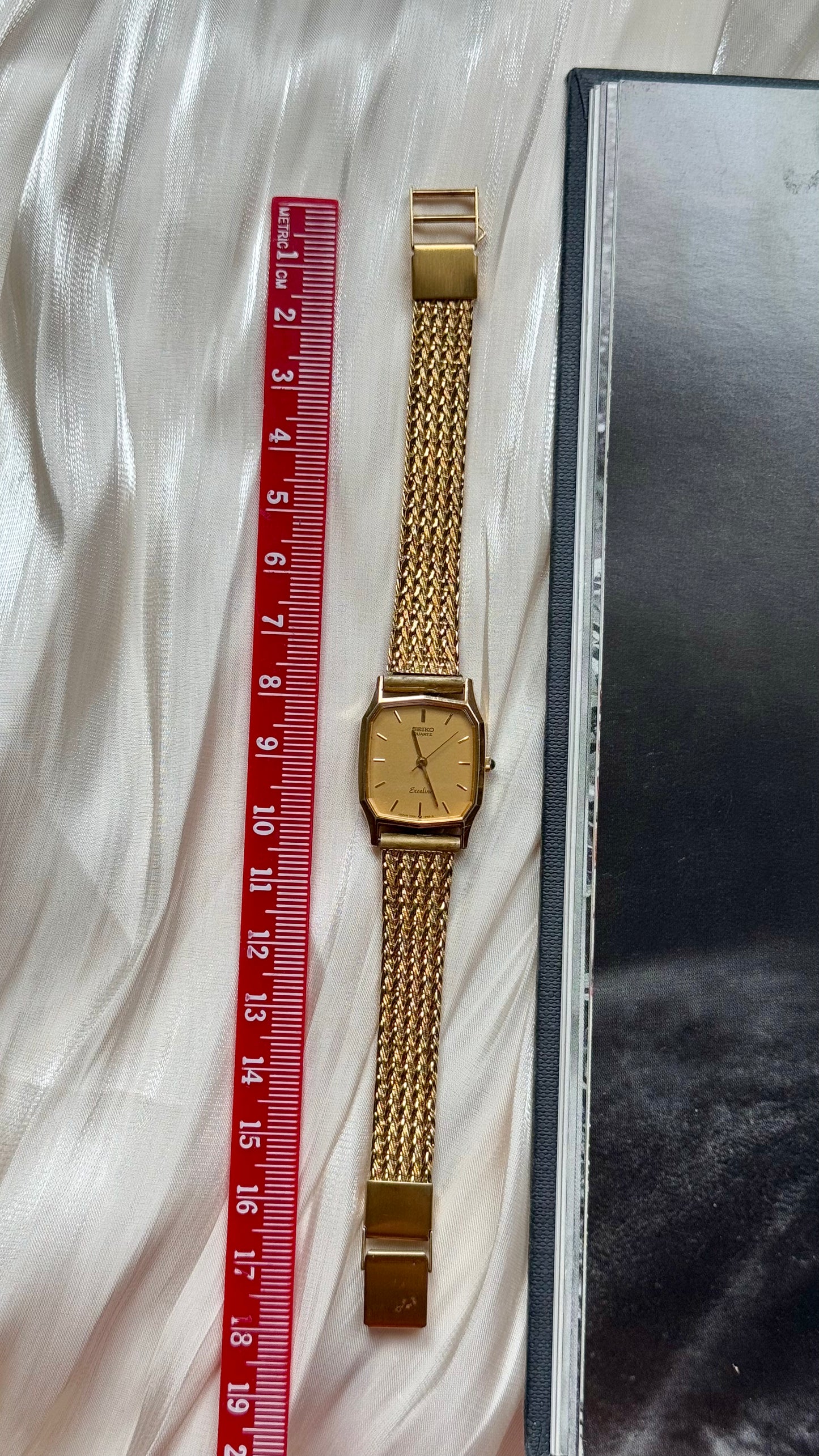 Seiko Exceline vintage watch - 18k gold plated