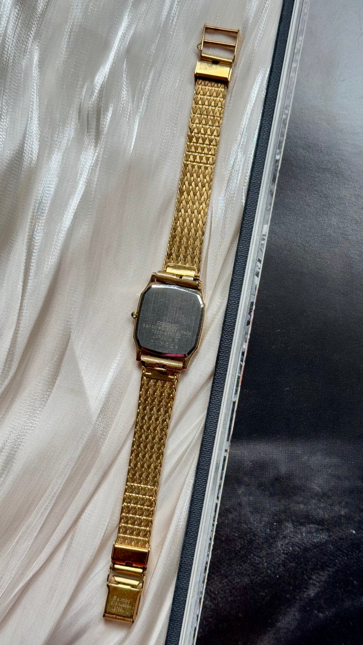 Seiko Exceline vintage watch - 18k gold plated