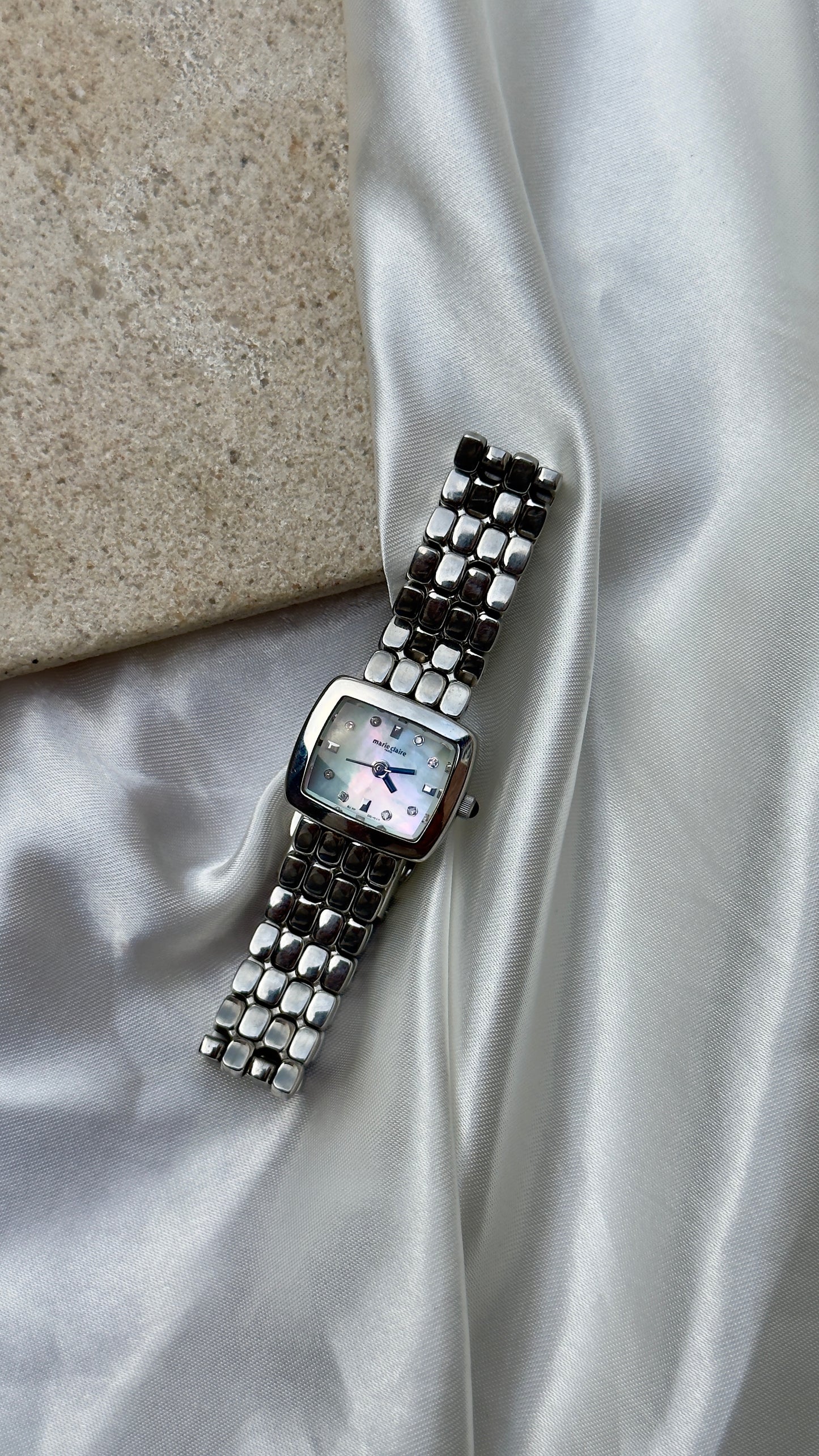 Marie Claire Vintage Dress Watch 1990s - Mother of Pearl dial