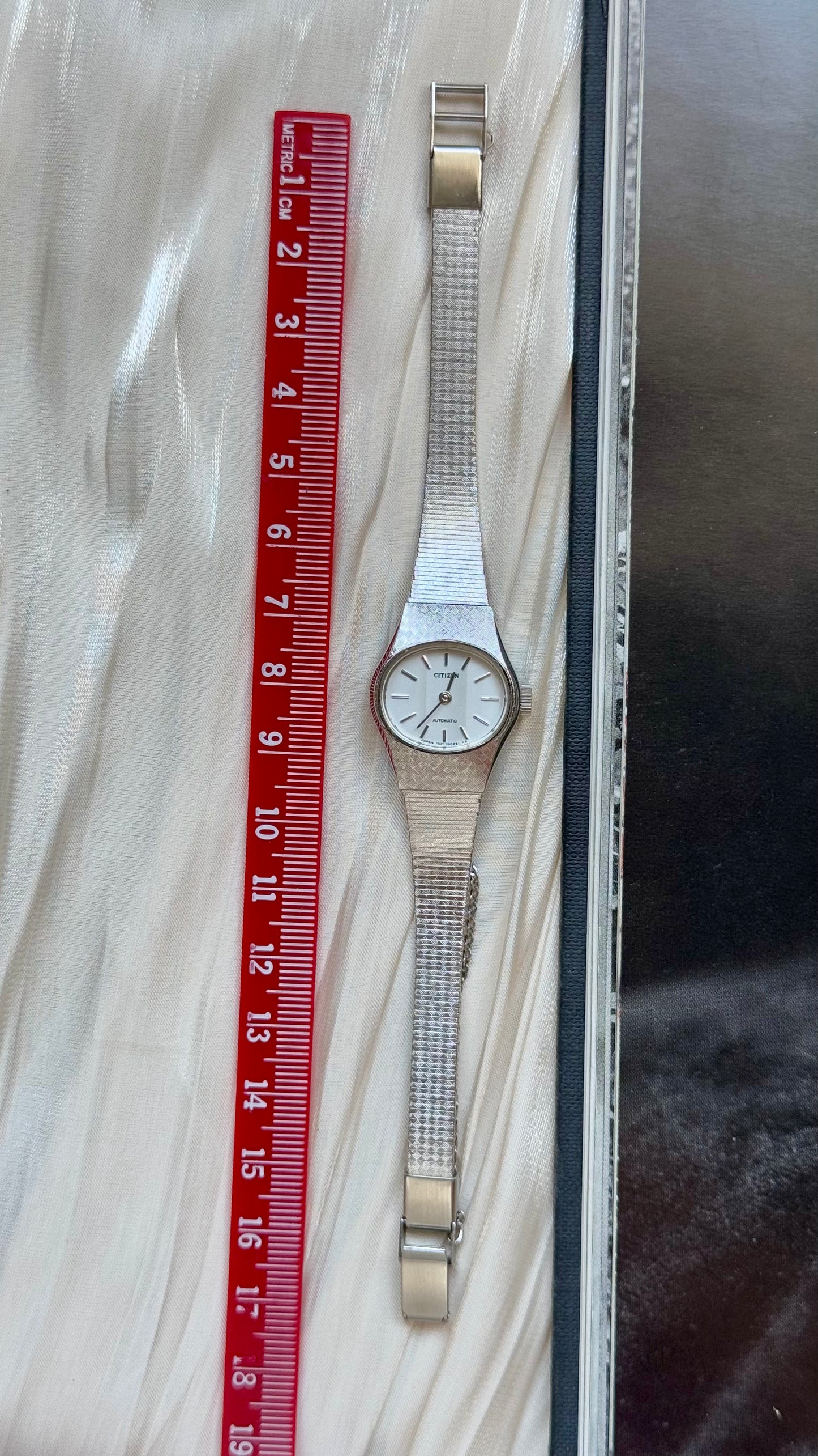 Citizen Automatic vintage watch - white gold plated 1970s