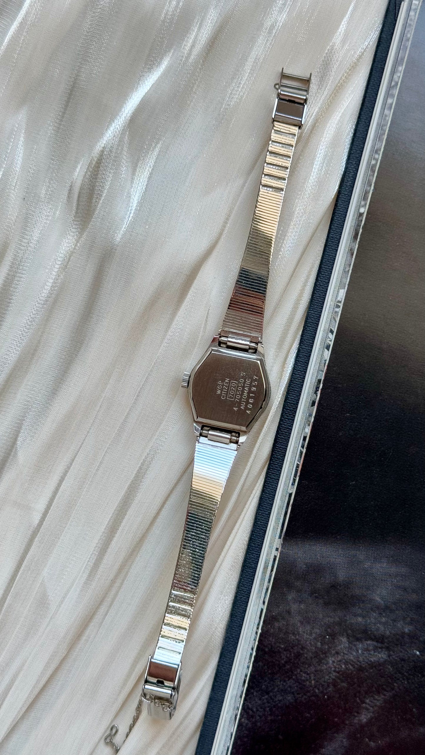 Citizen Automatic vintage watch - white gold plated 1970s