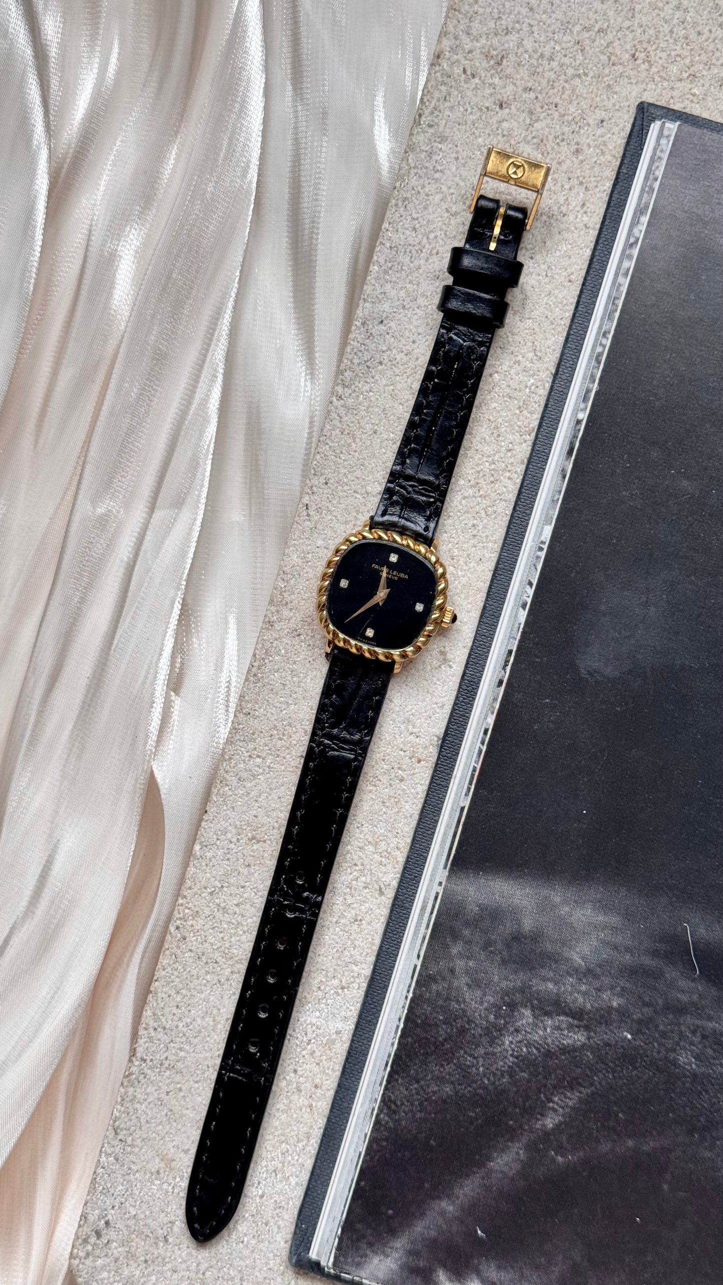 Favre Leuba vintage gold plated watch - Manual Wind