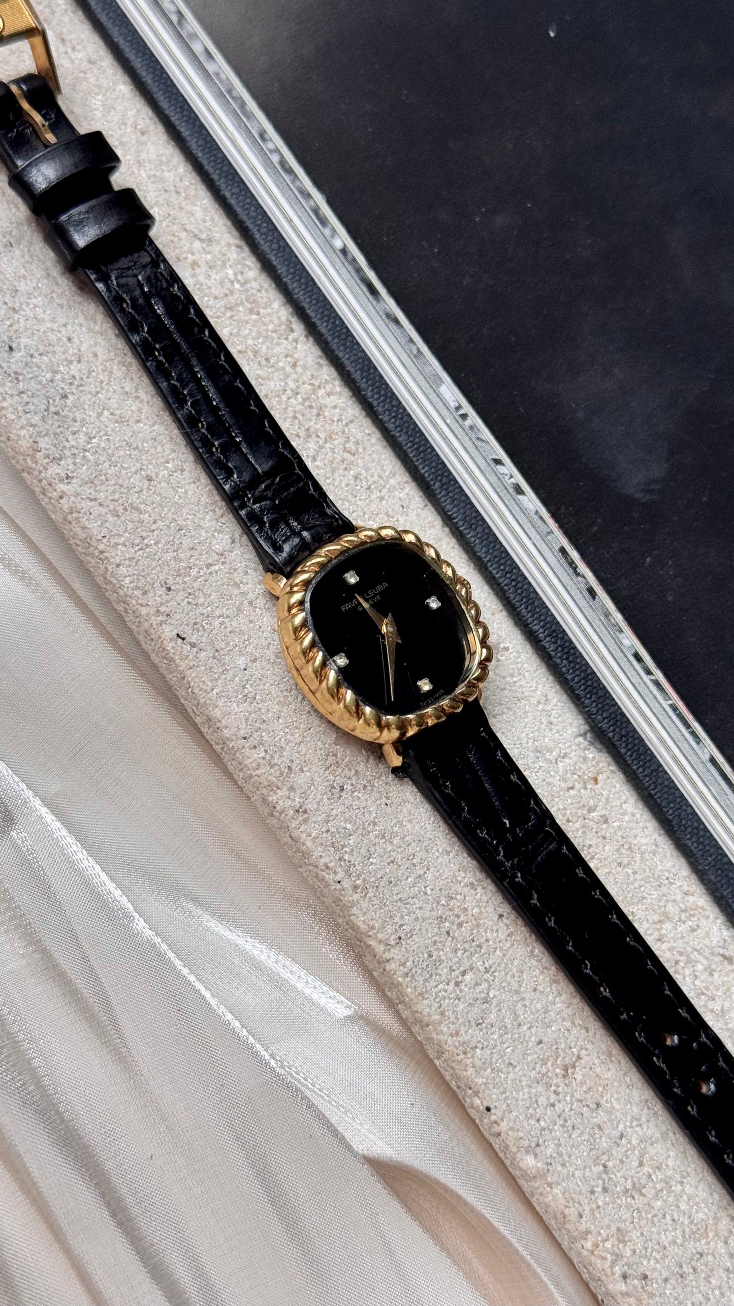 Favre Leuba vintage gold plated watch - Manual Wind