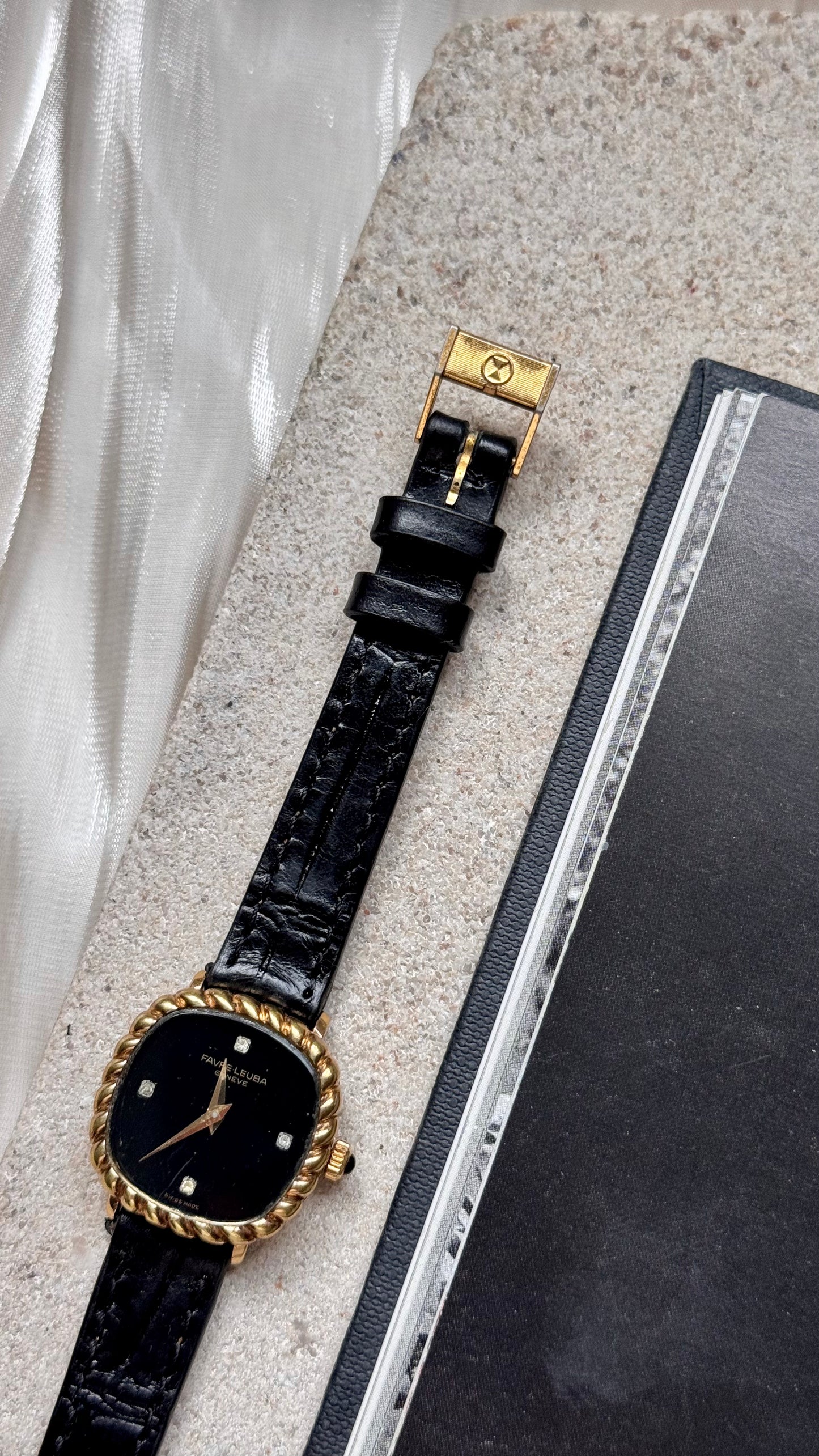 Favre Leuba vintage gold plated watch - Manual Wind