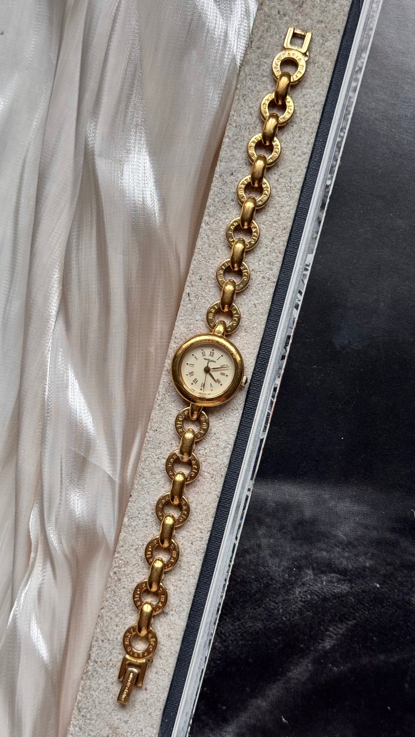 Marie Claire vintage watch - 18ct Gold Plated
