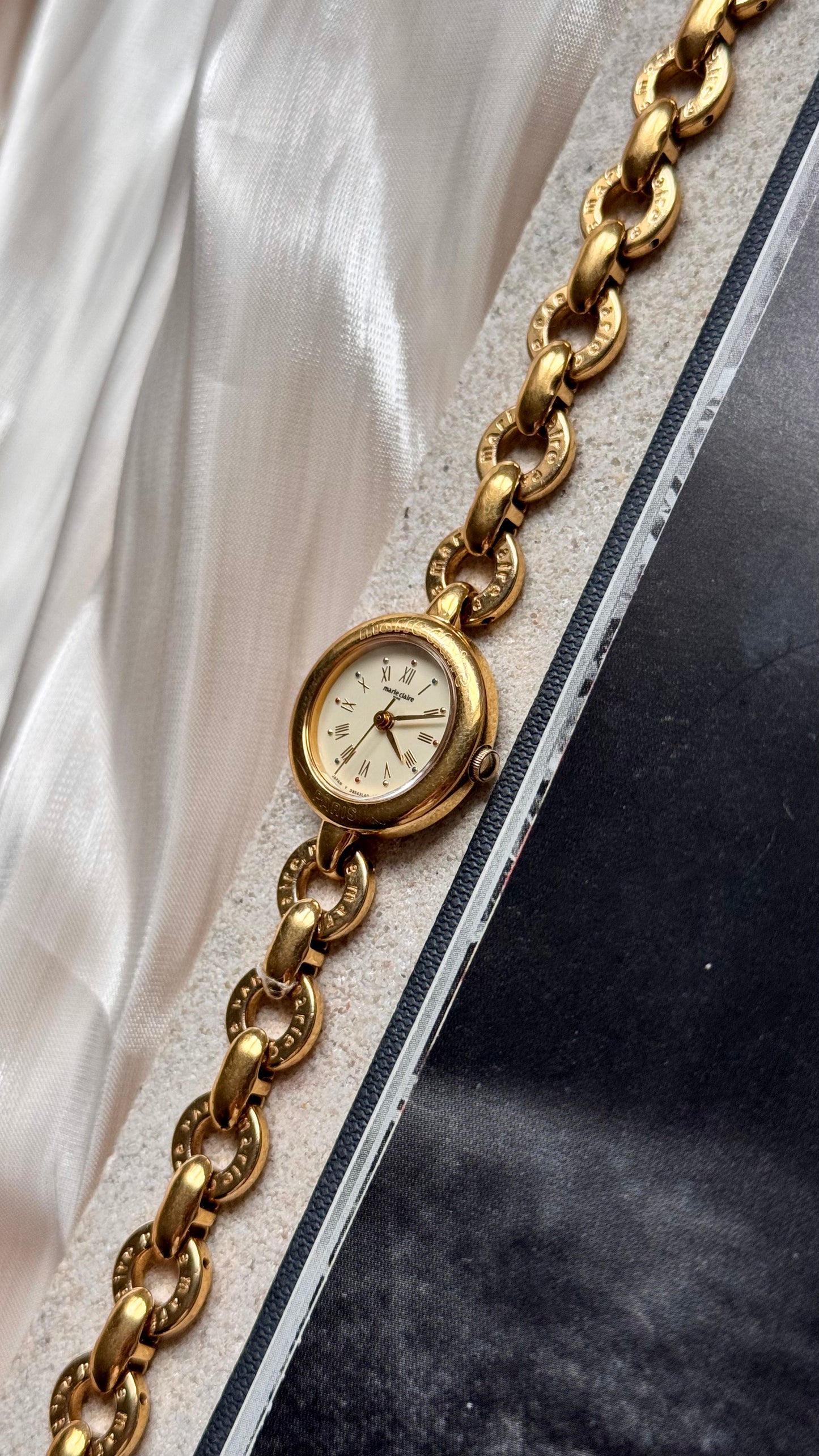 Marie Claire vintage watch - 18ct Gold Plated