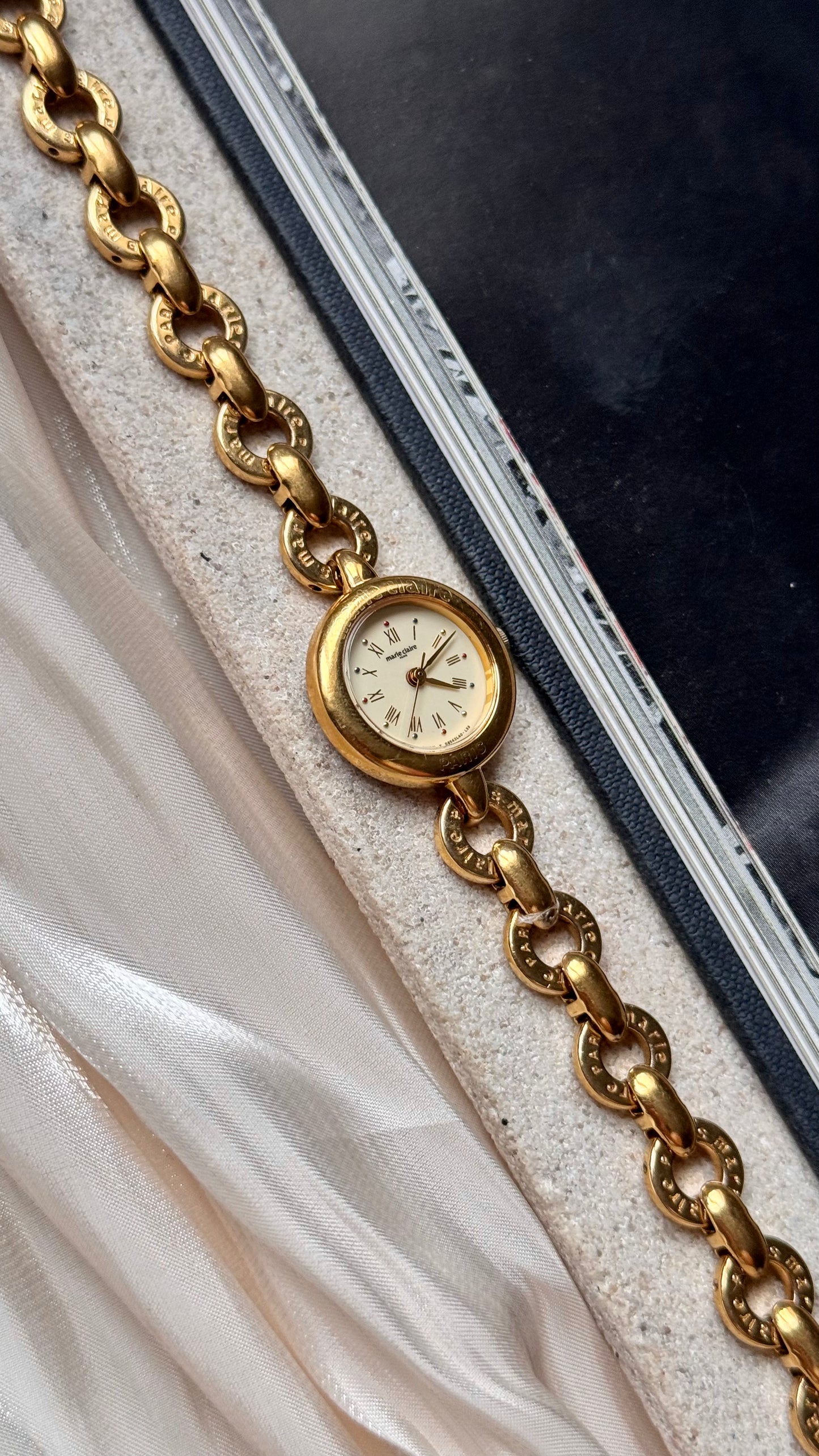 Marie Claire vintage watch - 18ct Gold Plated