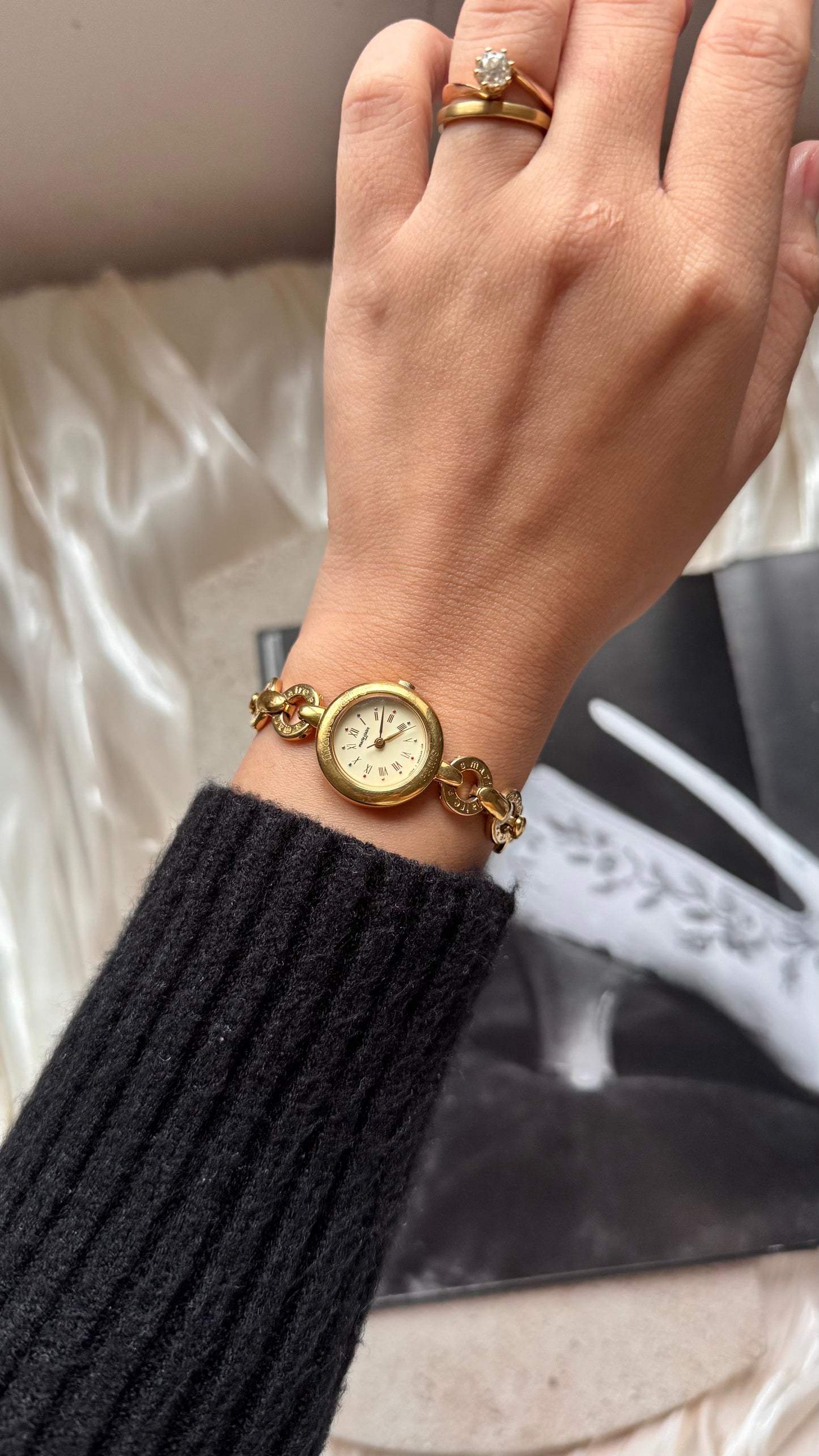 Marie Claire vintage watch - 18ct Gold Plated