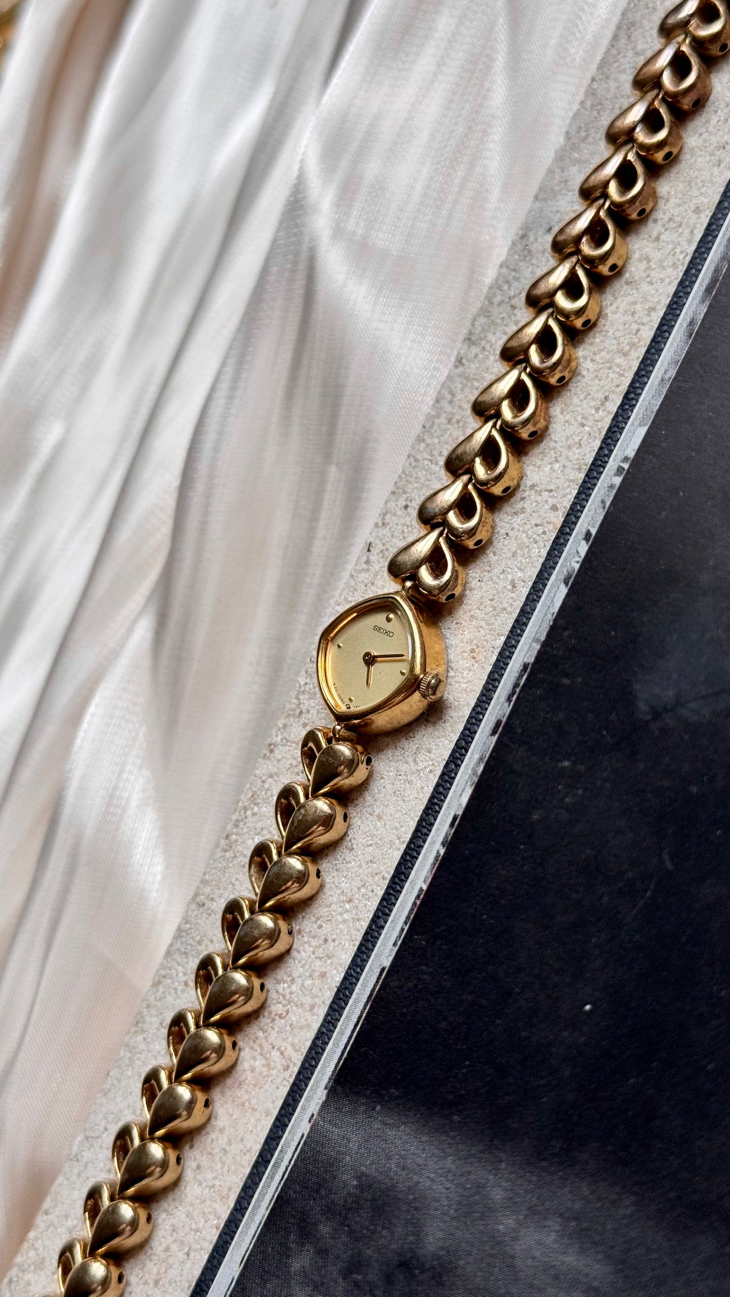 Seiko vintage watch - 18ct Gold Plated - Rare Find