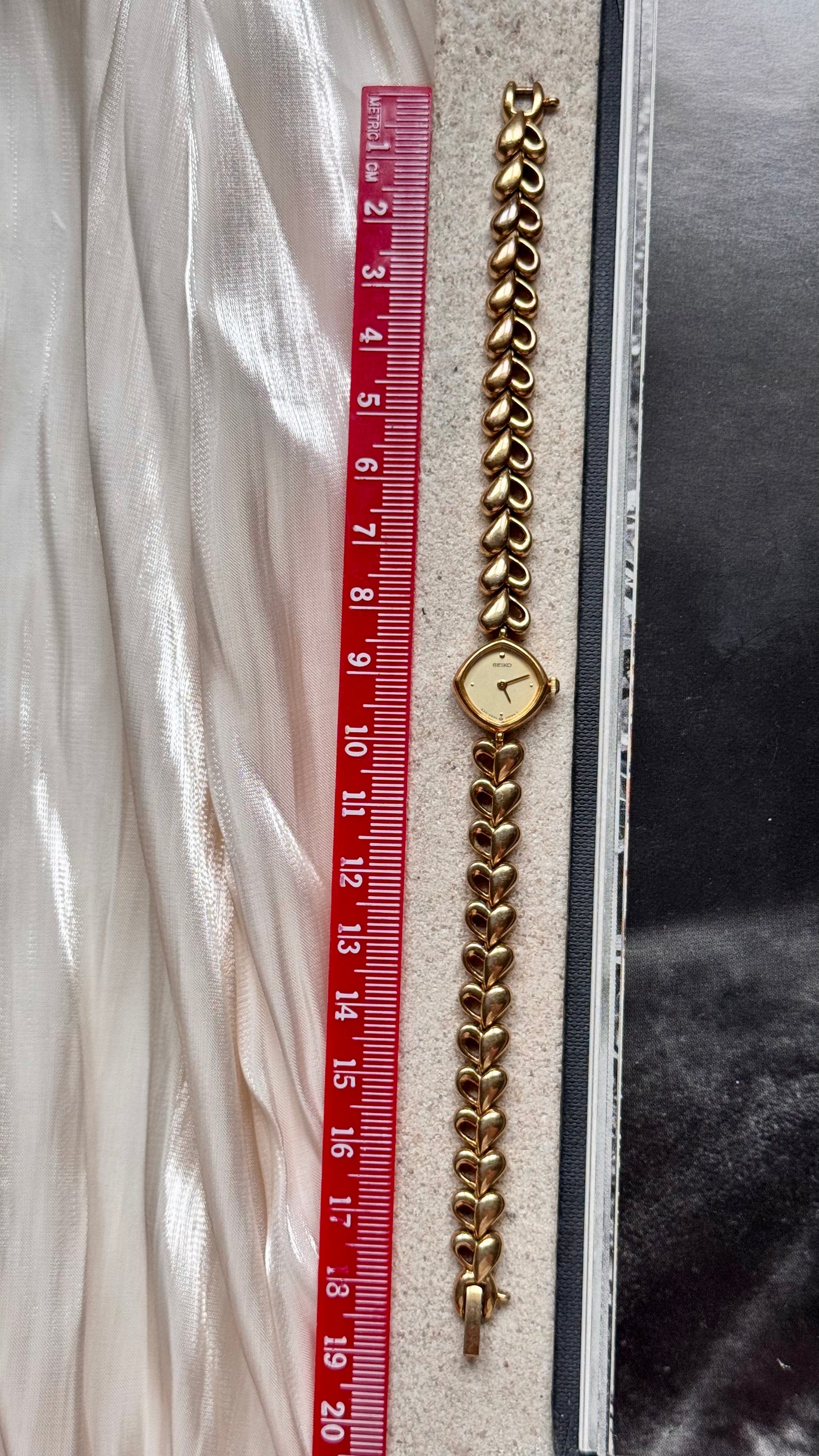 Seiko vintage watch - 18ct Gold Plated - Rare Find