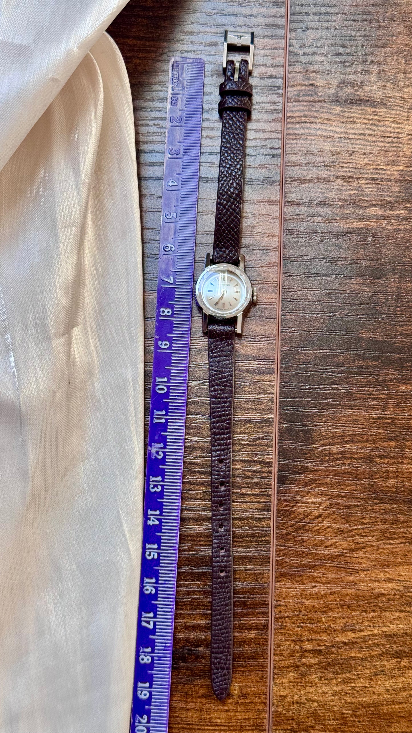 Longines ladies watch - new bespoke strap with original buckle
