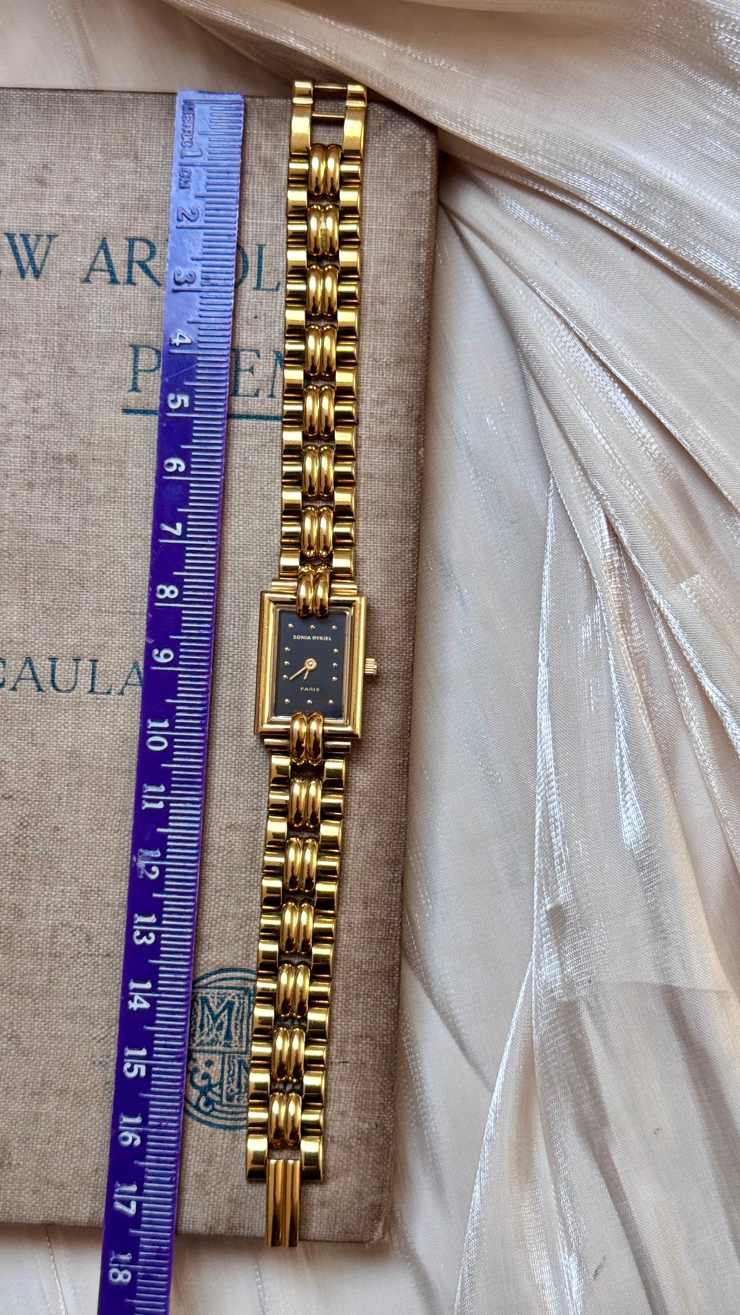 Vintage Sonia Rykiel Paris 1990s - Gold Plated