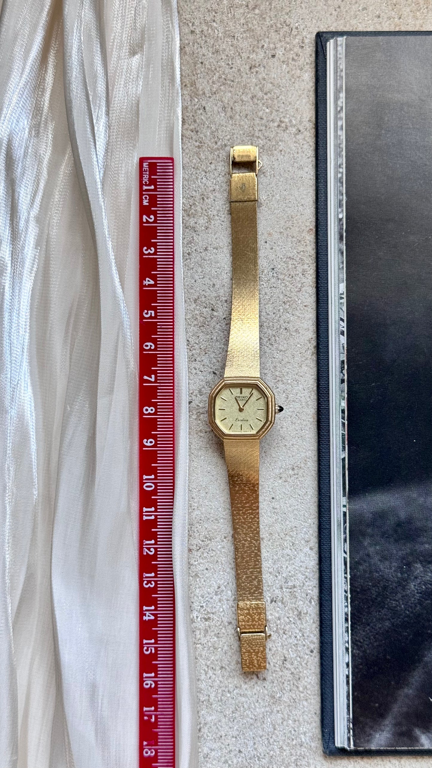 Seiko Exceline vintage watch - 18k gold plated