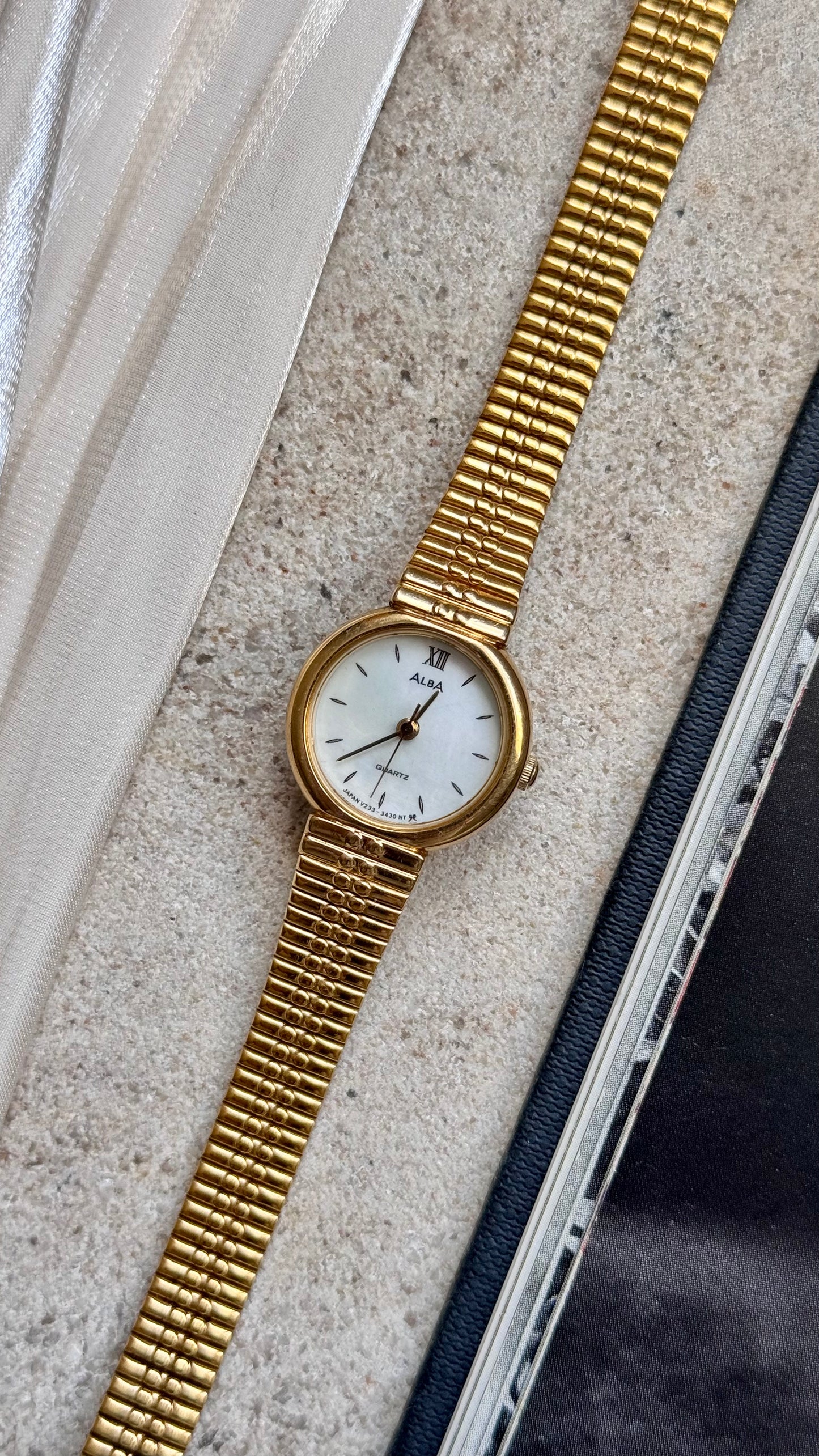 Seiko Alba Vintage Watch Gold Plated