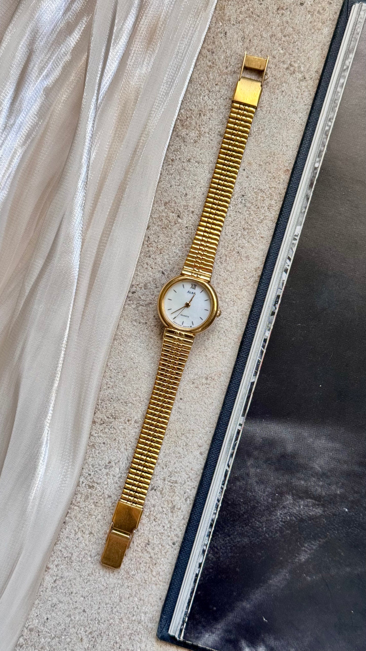 Seiko Alba Vintage Watch Gold Plated