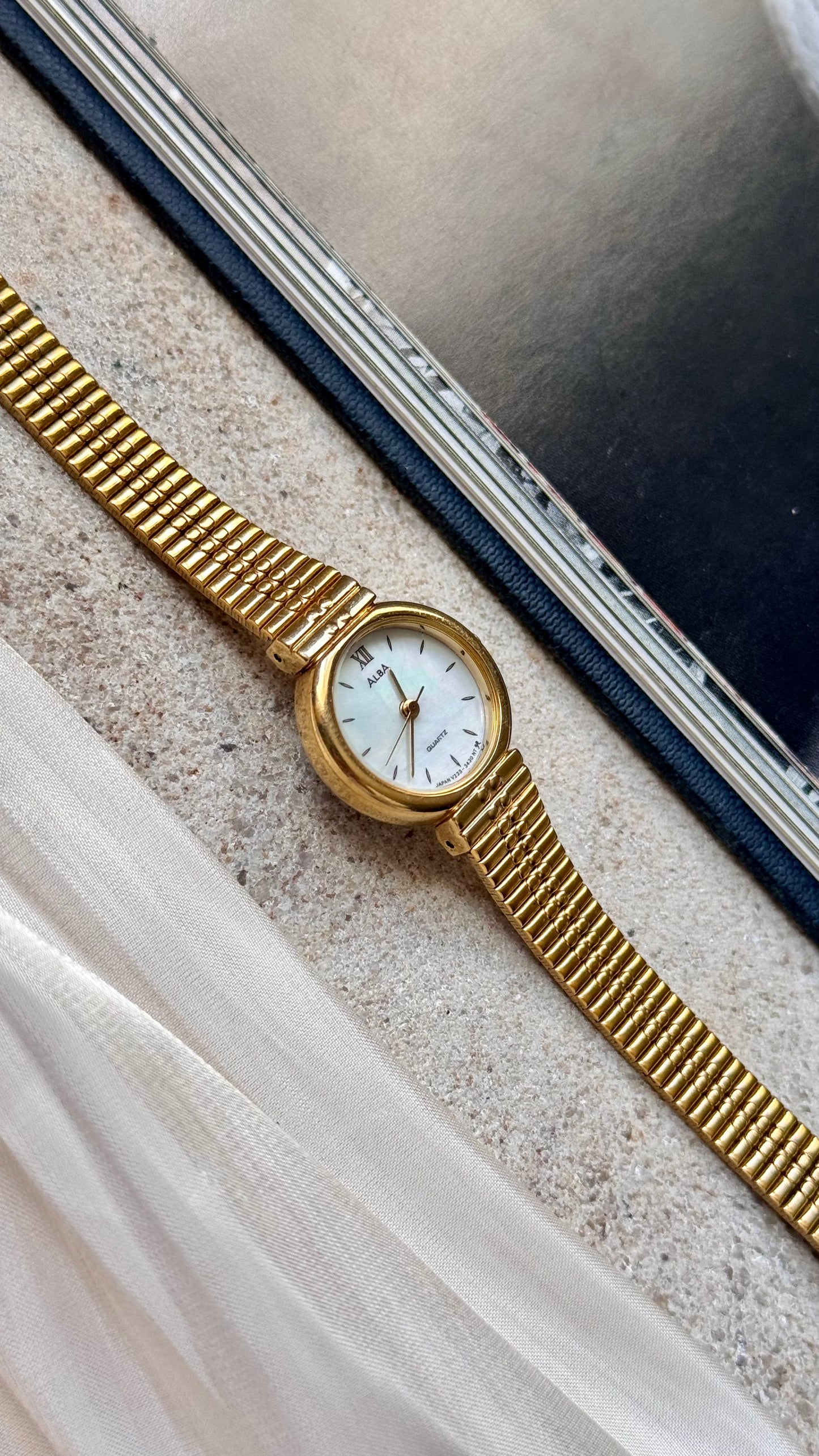 Seiko Alba Vintage Watch Gold Plated
