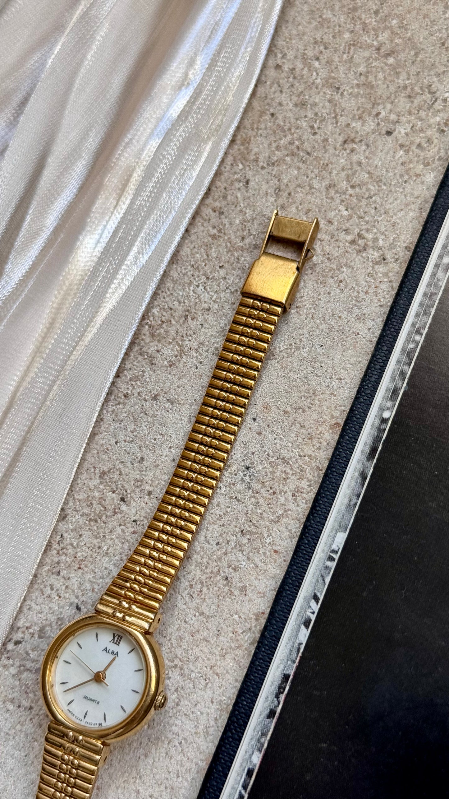 Seiko Alba Vintage Watch Gold Plated