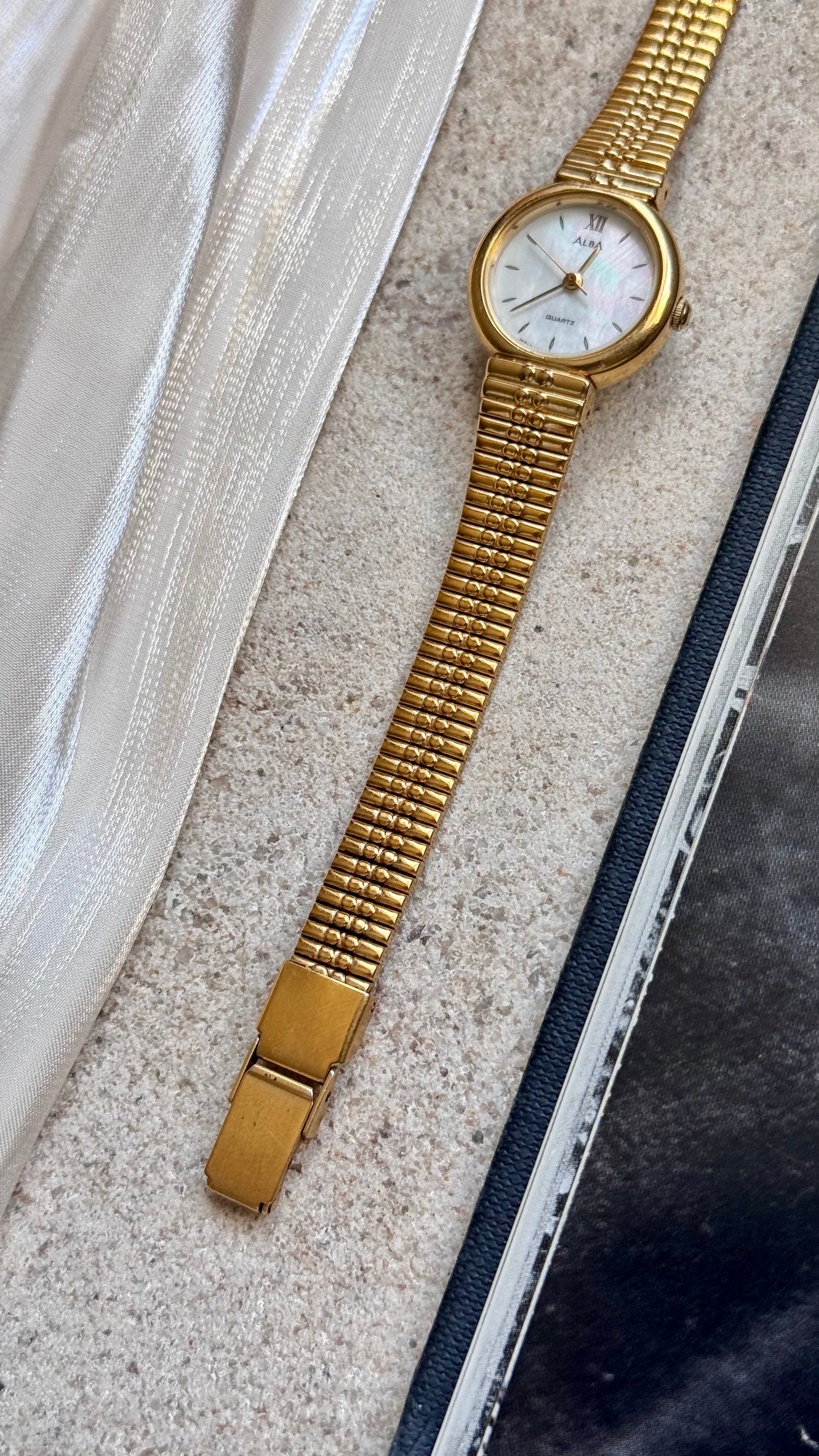 Seiko Alba Vintage Watch Gold Plated