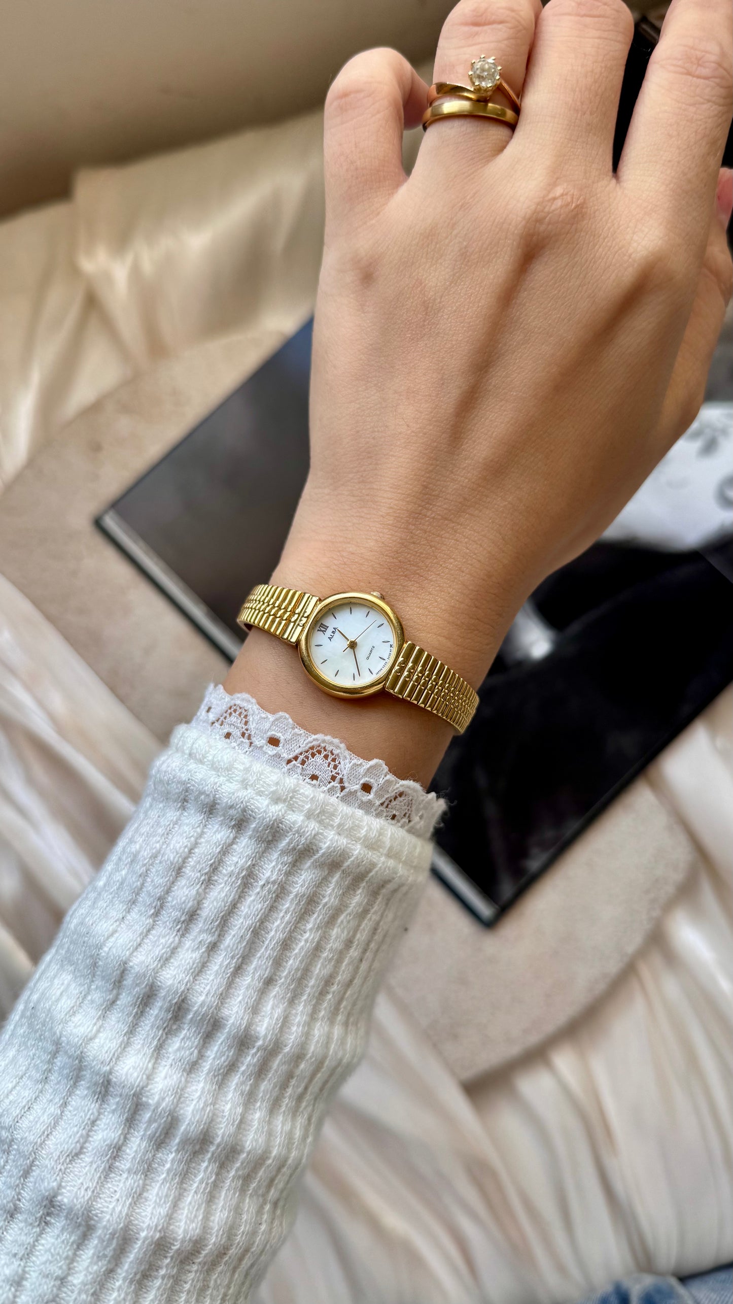 Seiko Alba Vintage Watch Gold Plated