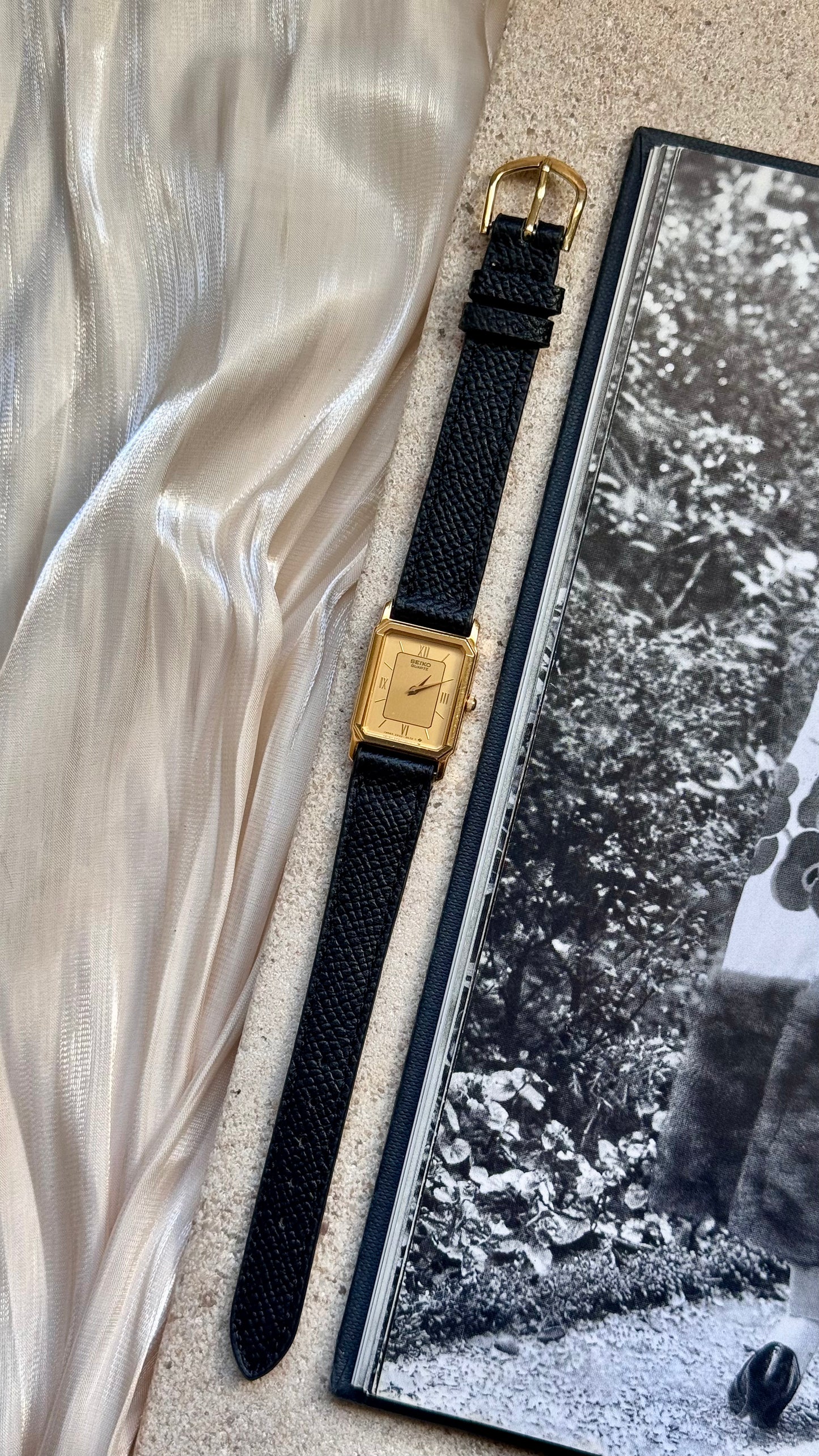 Seiko ladies' vintage tank watch 1995