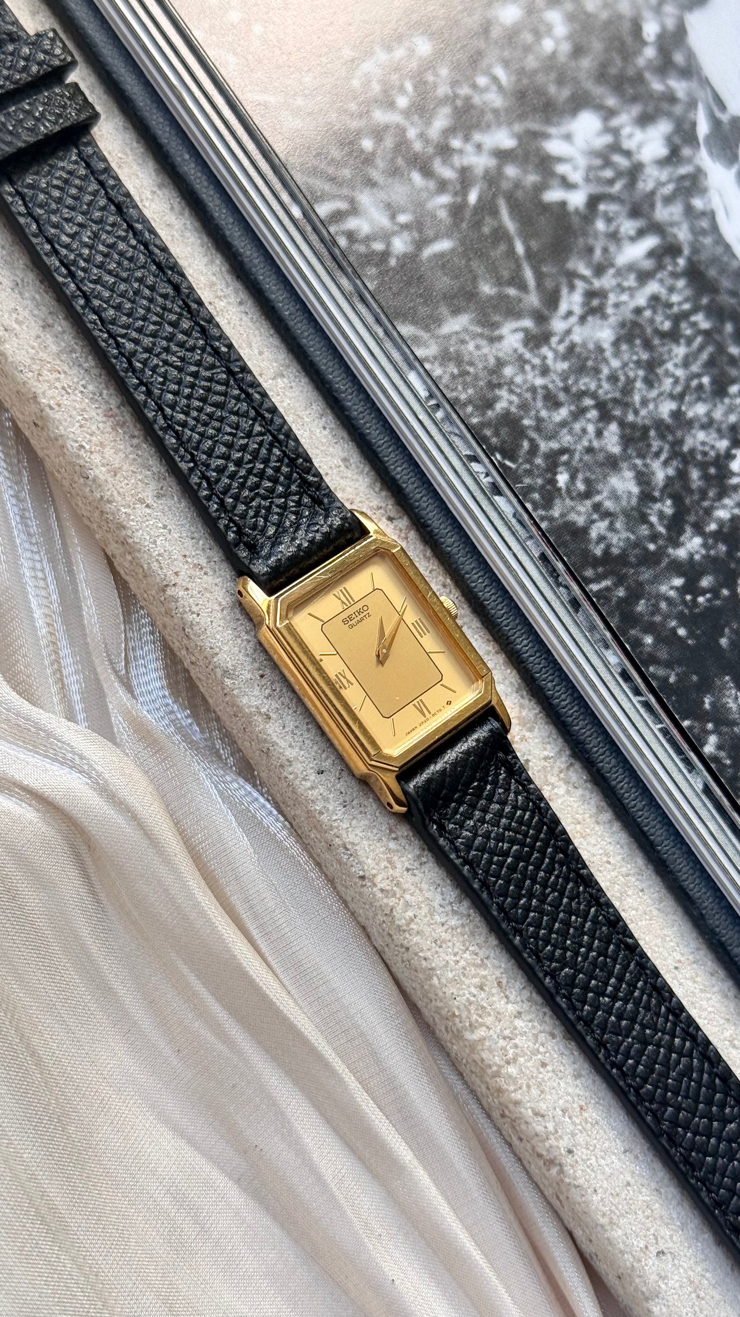 Seiko ladies' vintage tank watch 1995