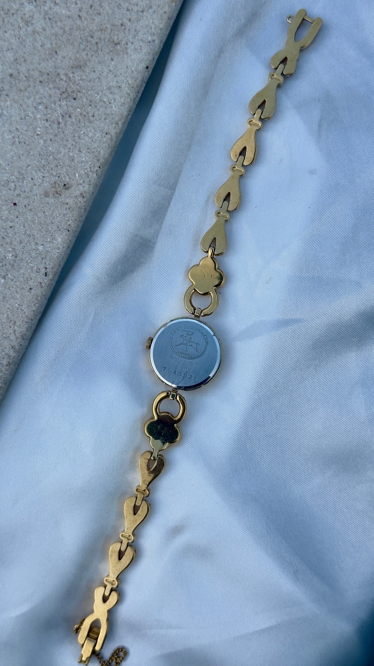 Ascot Park Polo Club London Vintage Watch 1990 - Mother of pearl dial