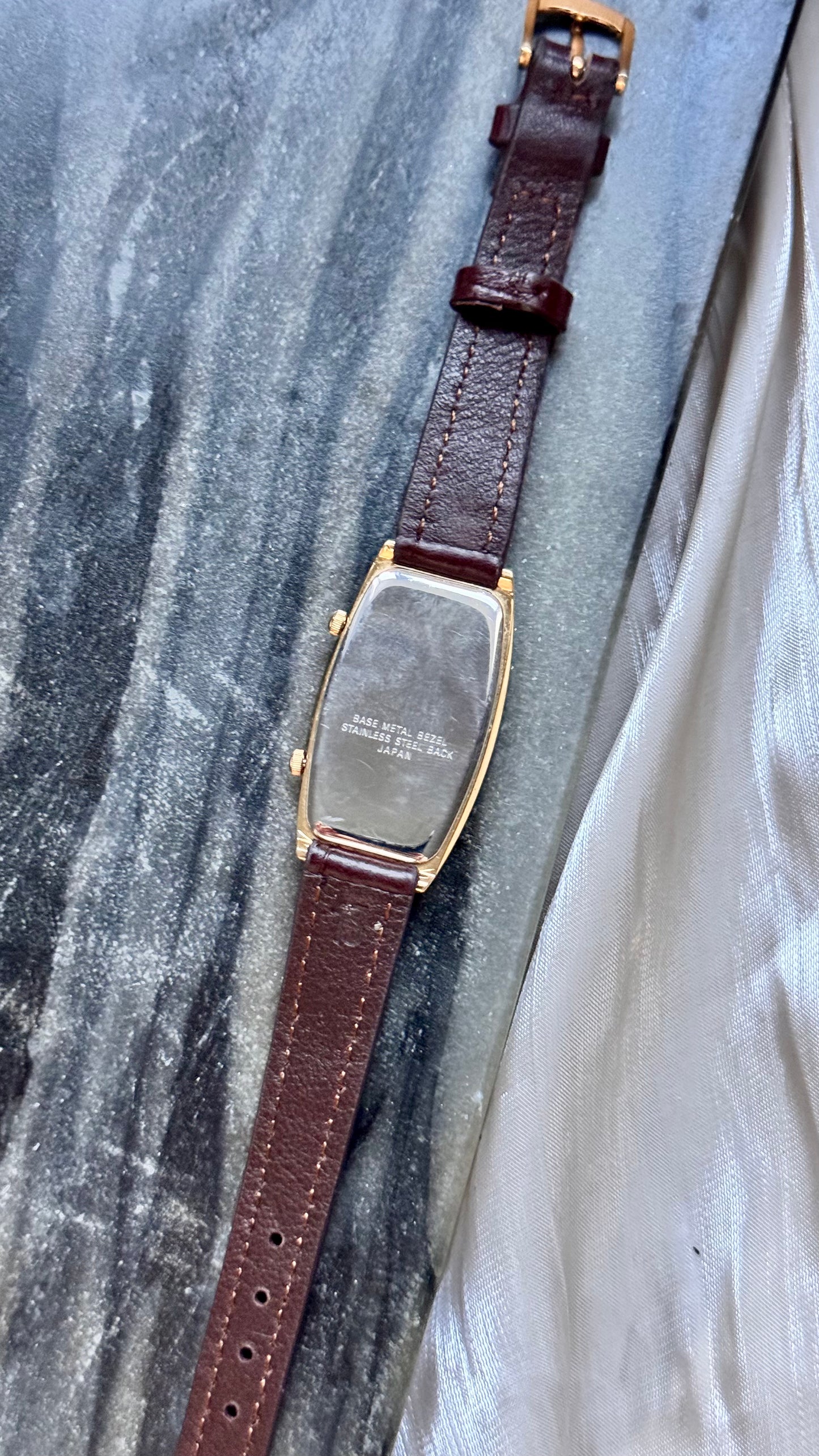 Vintage Seiko Dual Time Watch - New bespoke strap