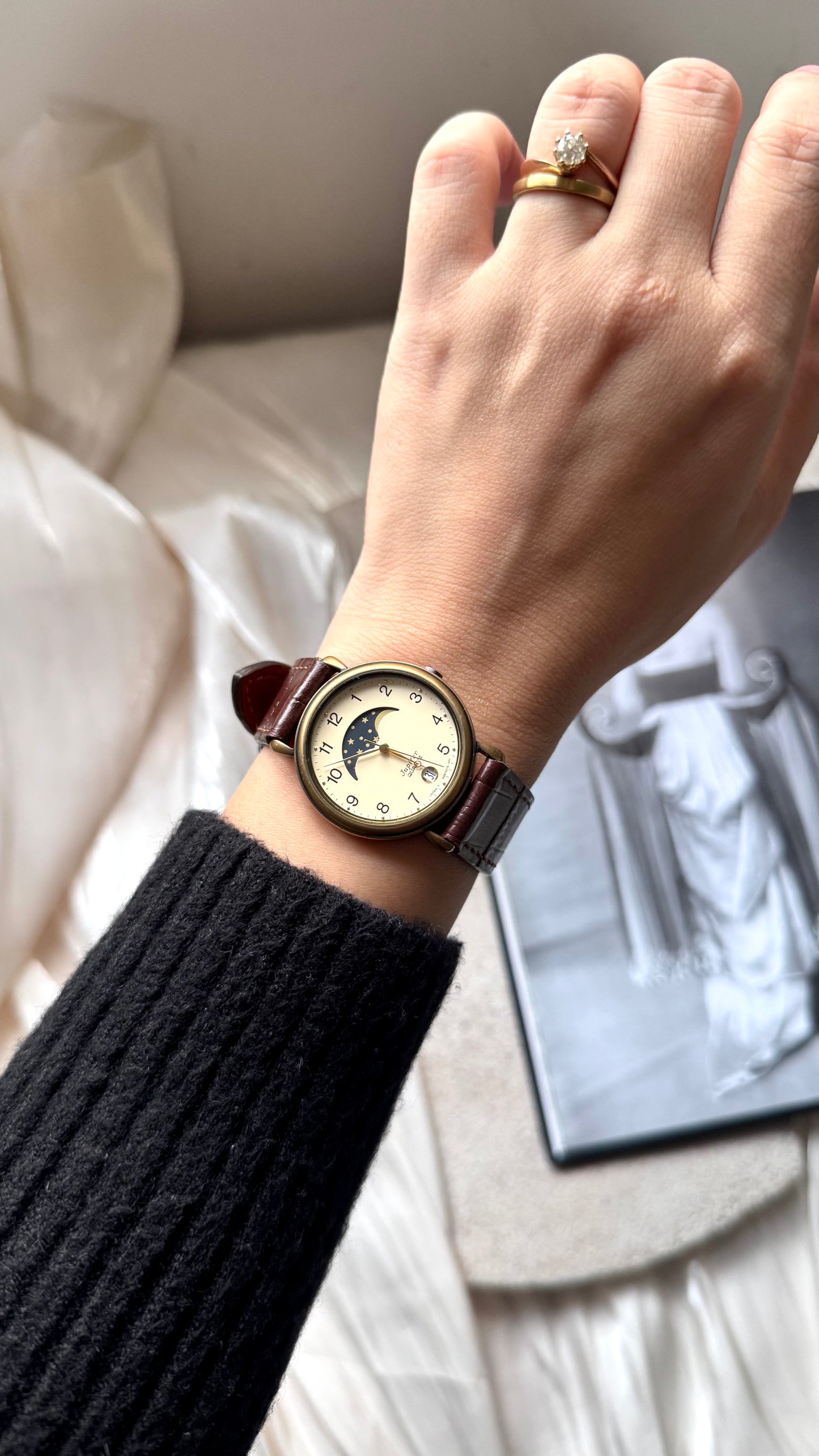 ORIENT Jupiter vintage watch - Moon phase calendar