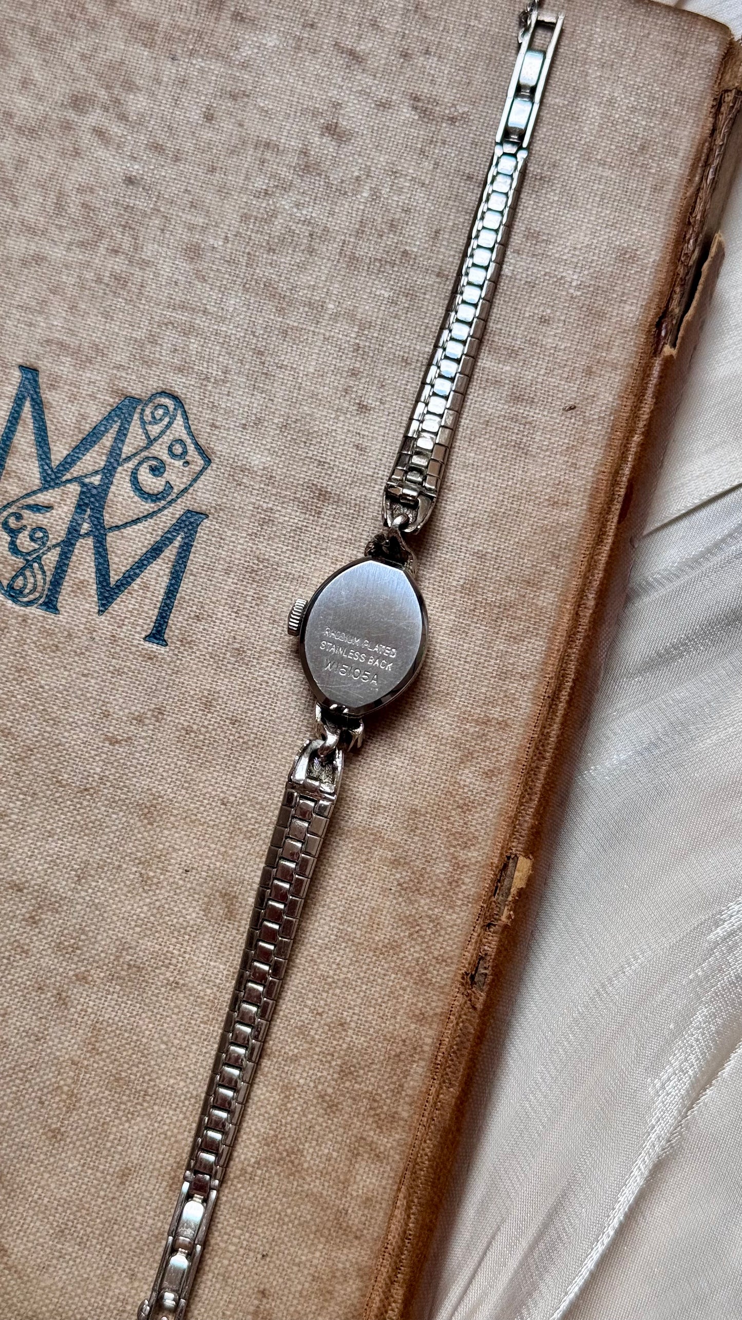 Super Rare 1960s Chanel Orient vintage watch - white gold plated
